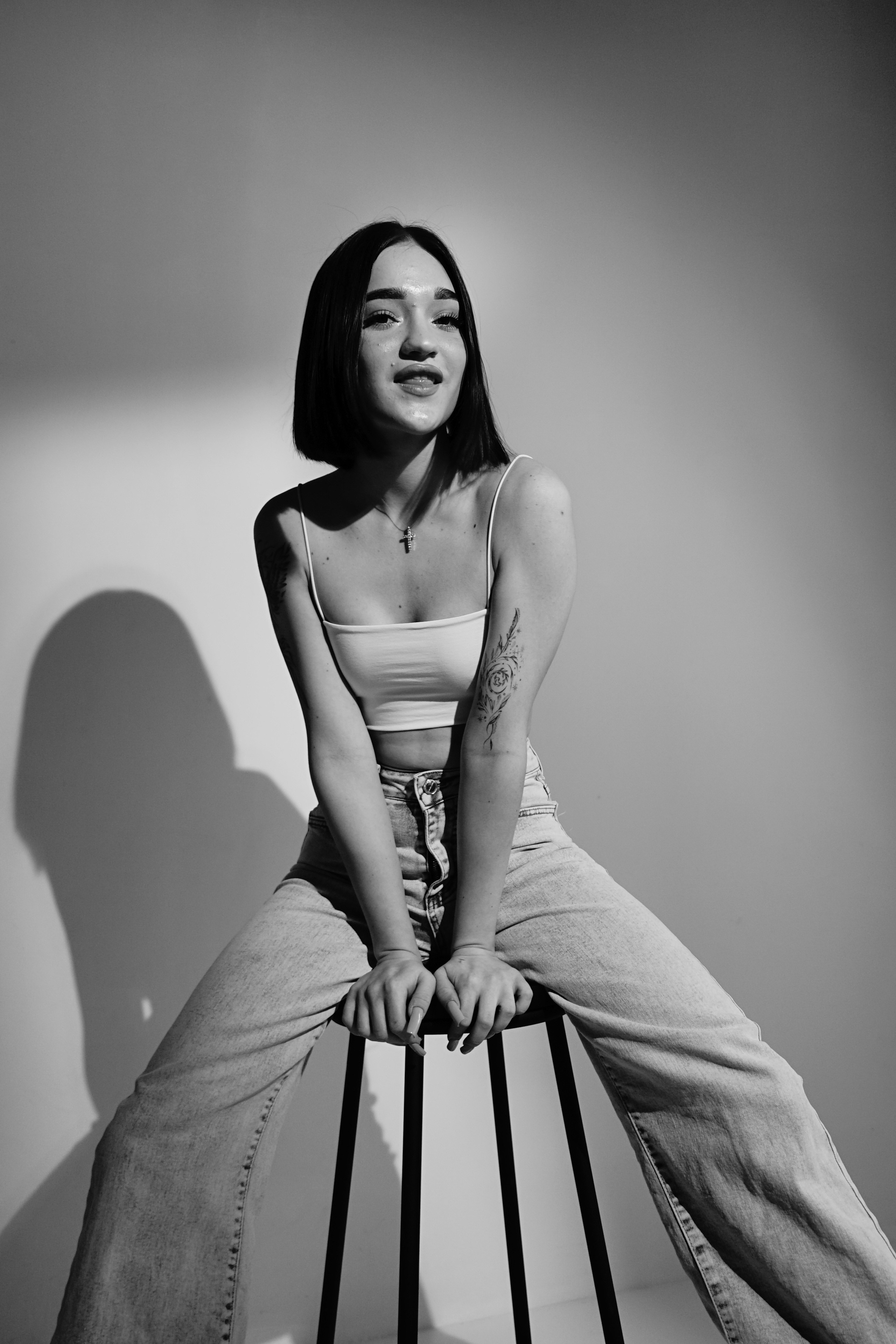 Стильная новогодняя фотосессия в Тюмени