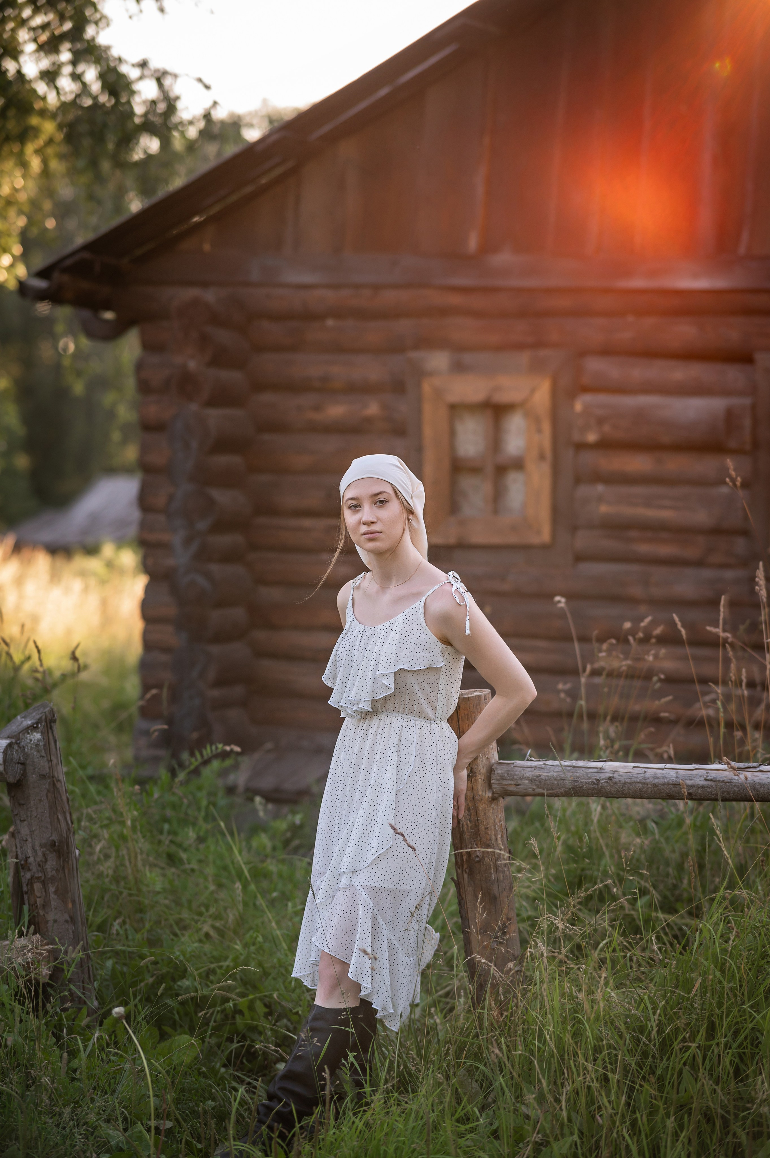 Анастасия в кинодеревне (Горки Ленинские)