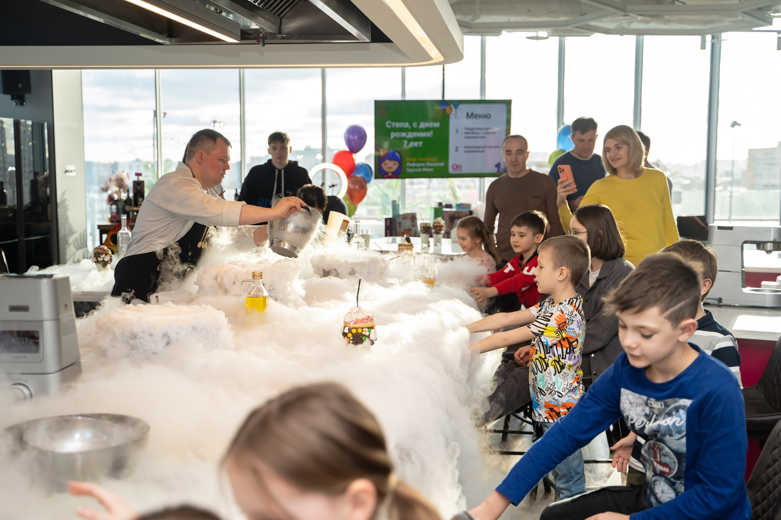 День Рождения в кулинарной студии. Фотограф в Одинцово, Москве