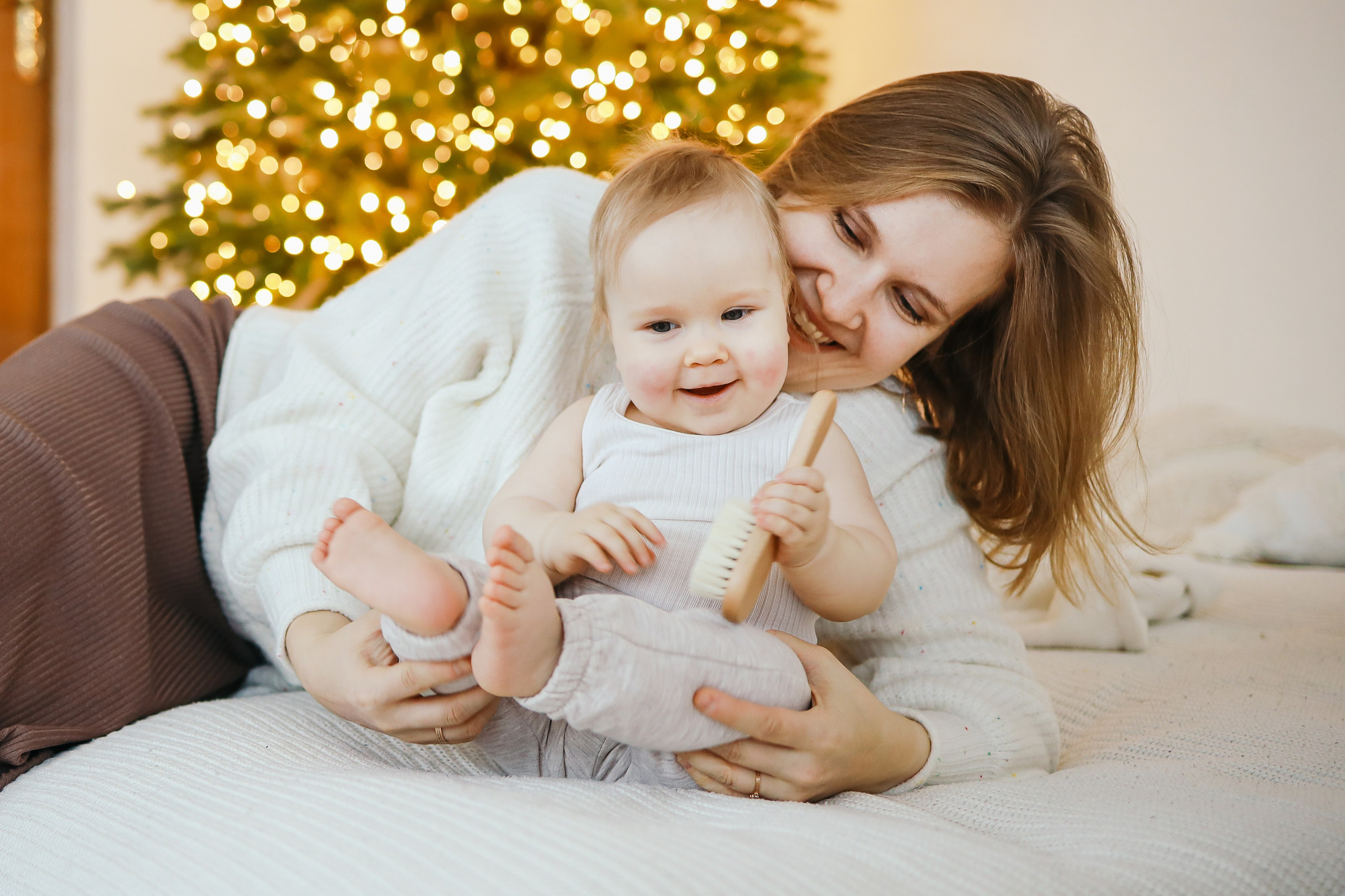 Первый Новый год. Семейный фотограф в Москве Ольга Комарова
