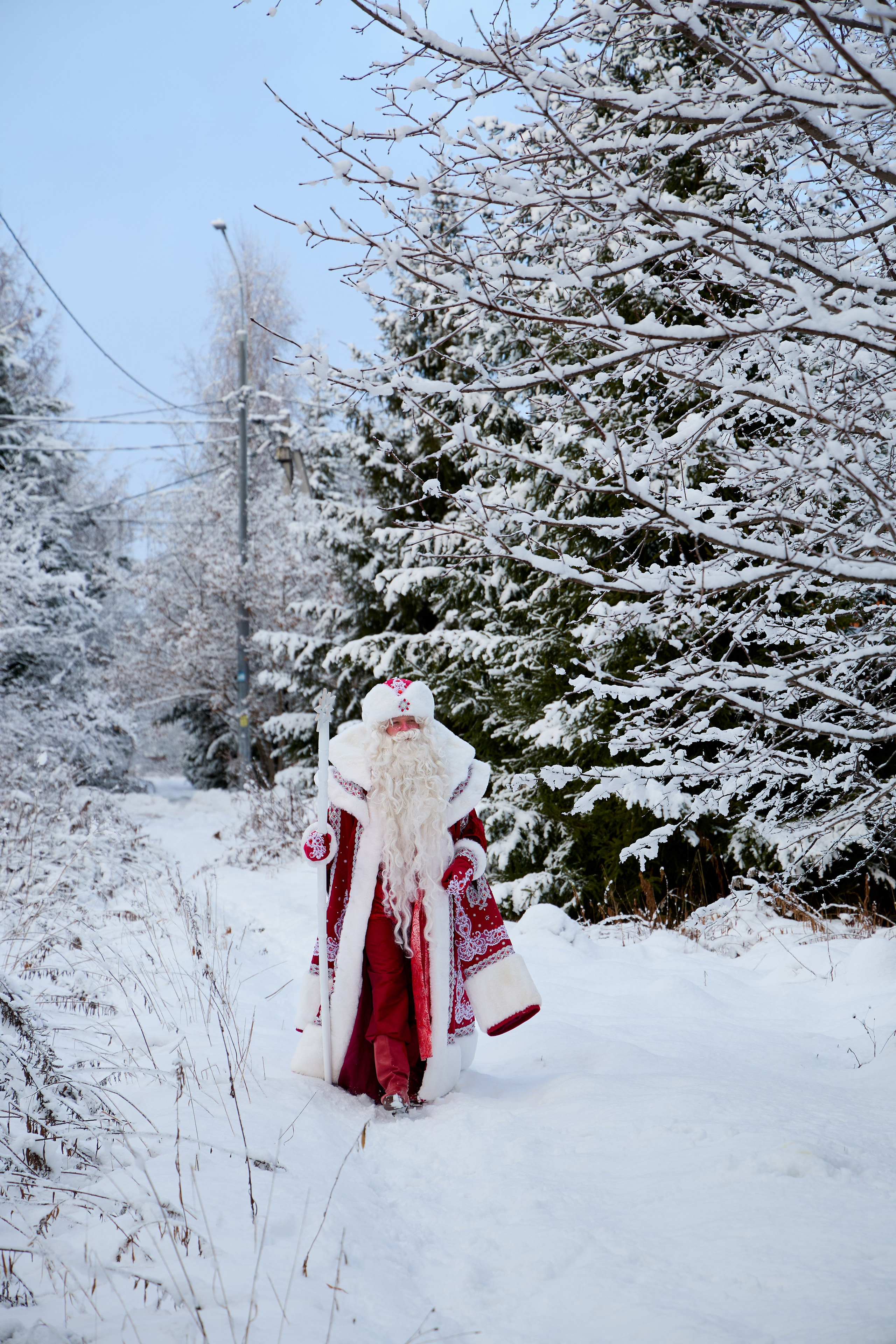 Дед Мороз и Снегурочка. Свадебный фотограф Москва и Московская область Борисов Сергей