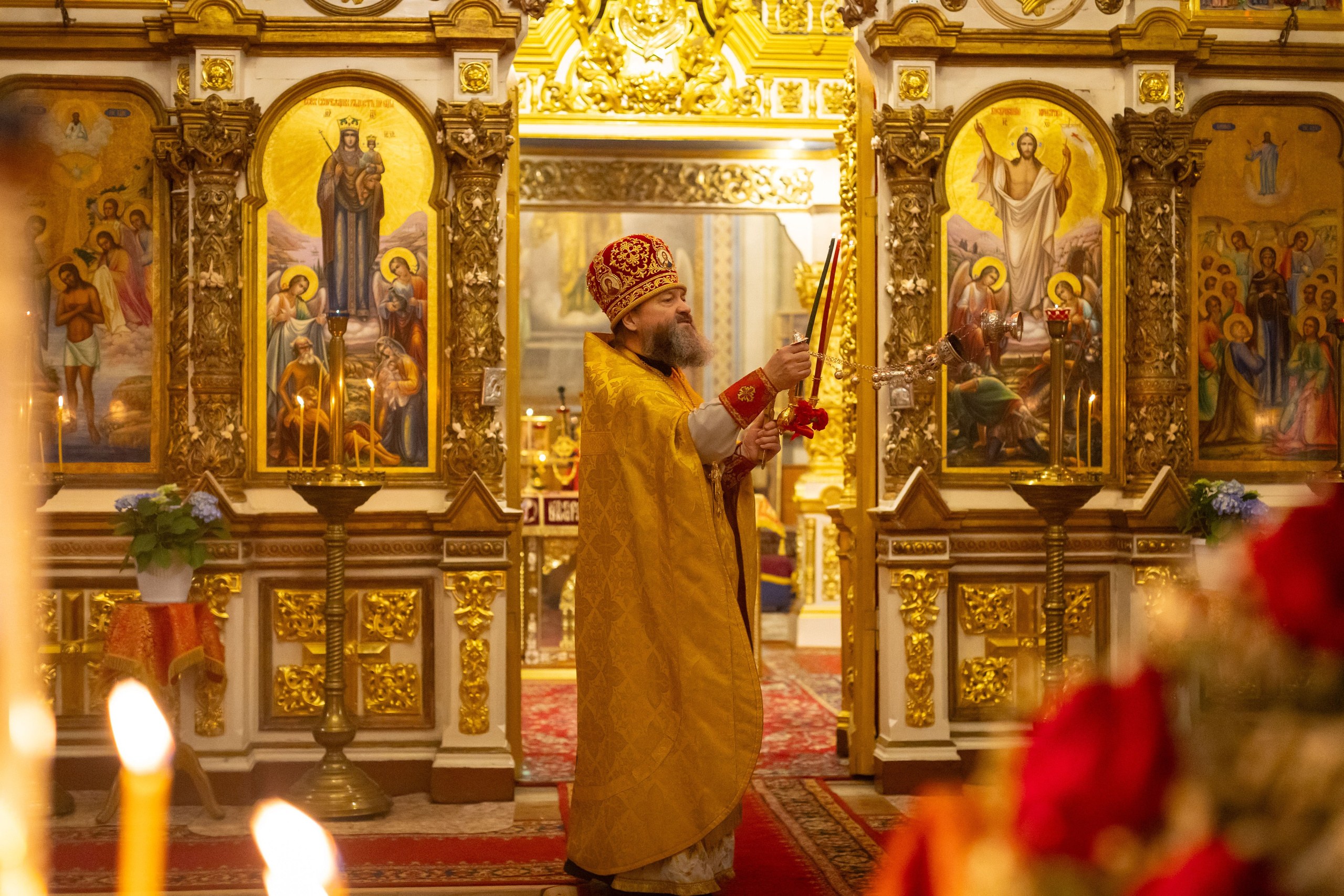 Пасха Воскресенский храм с Ашитково. Семейный и детский фотограф Анна Петракова