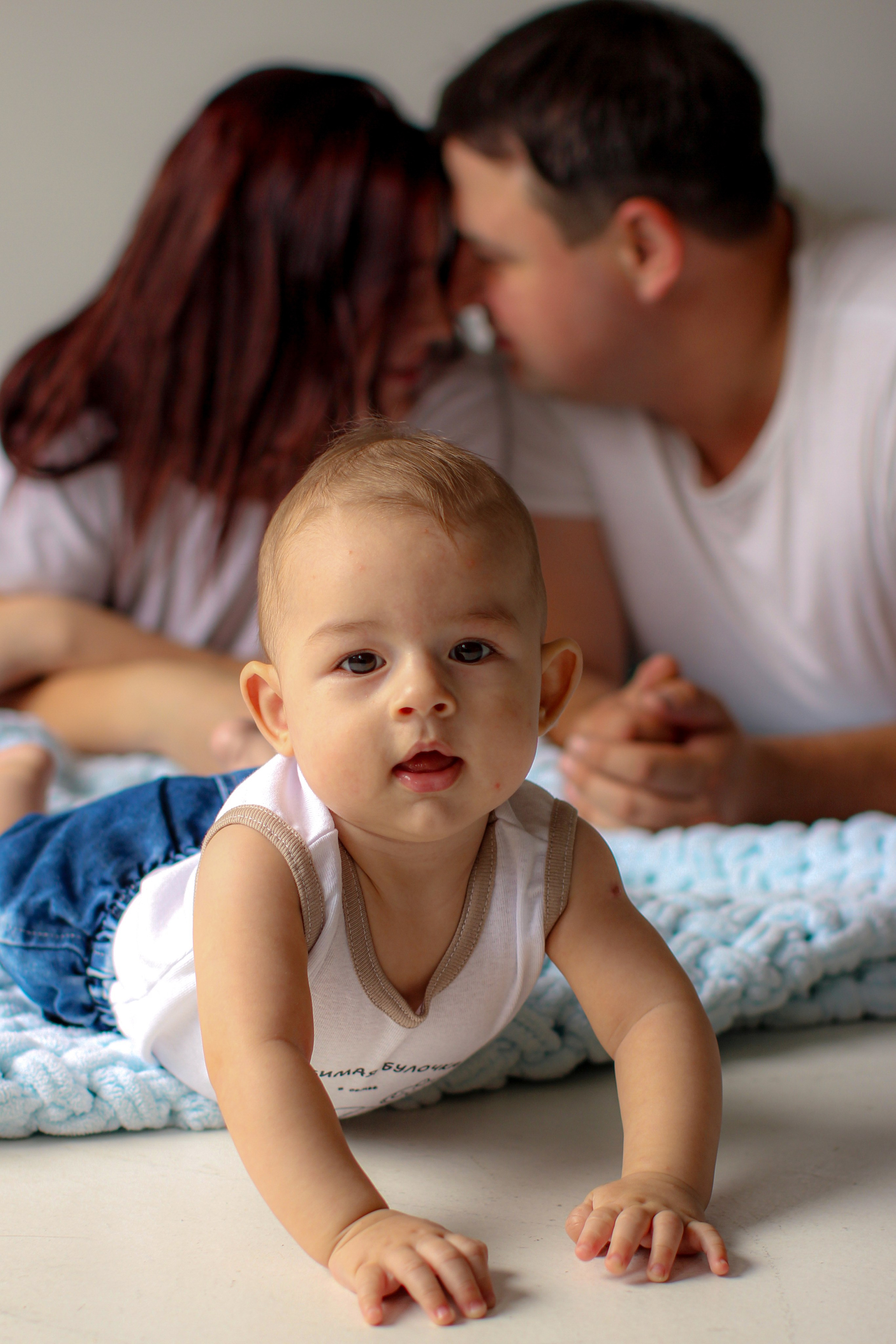 Роман, Елена и Матвей. Семейный и детский newborn фотограф в Ростове-на-Дону Наталья Лебедева