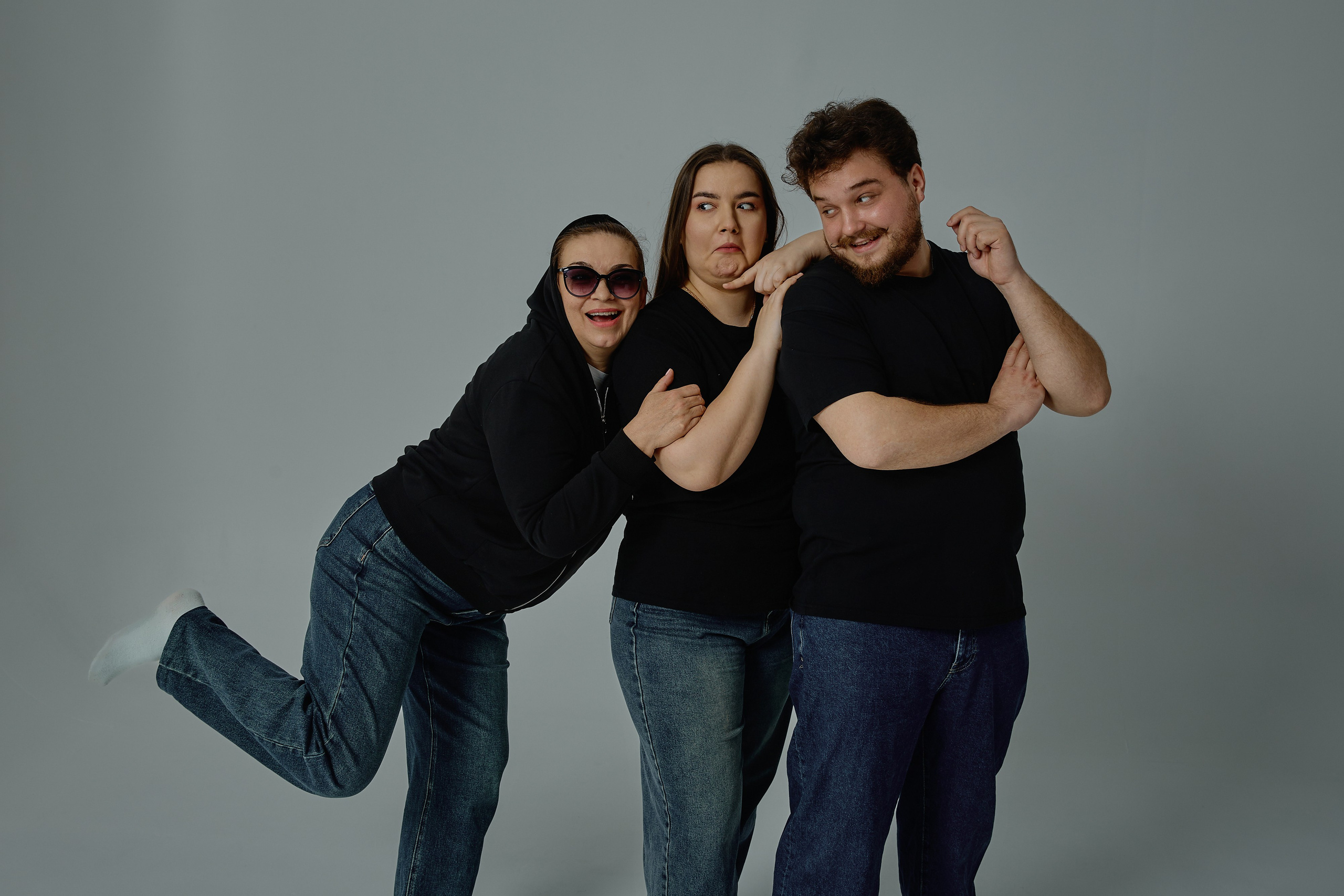 Семейная фотосессия в студии