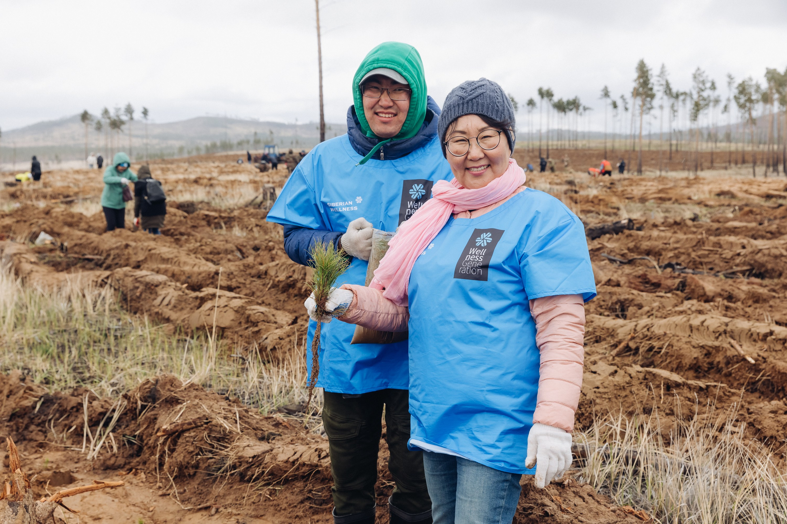 Siberian wellness. Ежегодная акция по посадке деревьев. Свадебный и семейный фотограф в Улан-Удэ