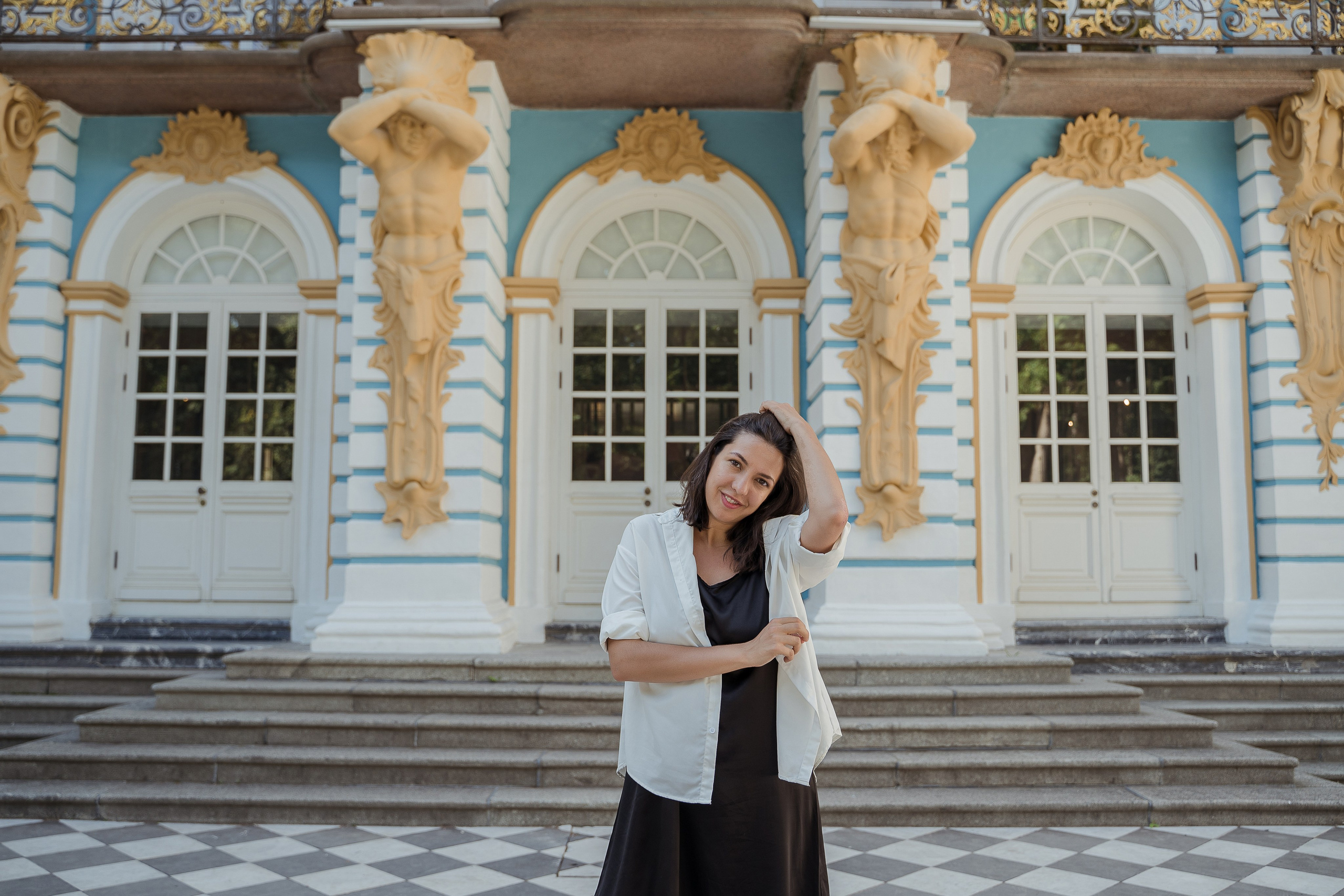 Семейная фотосессия в Екатерининском парке Царского Села. Свадебный и семейный фотограф в Пушкине и Санкт-Петербурге Мария Филиппова