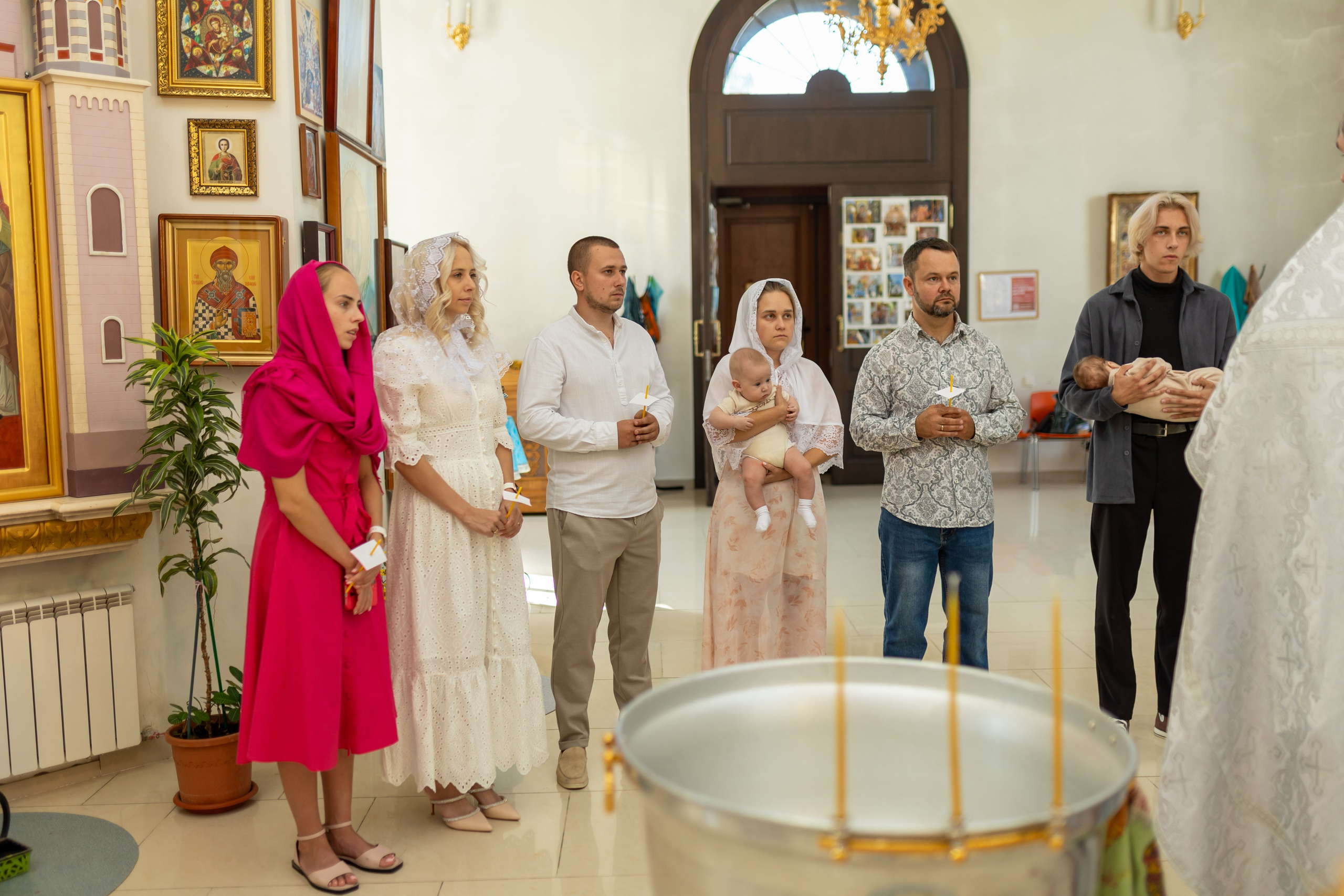 Крещение Артёма (все фото с таинсвта крещения). Фотограф новорожденных. Детский и семейный фотограф Марьяна Юдина