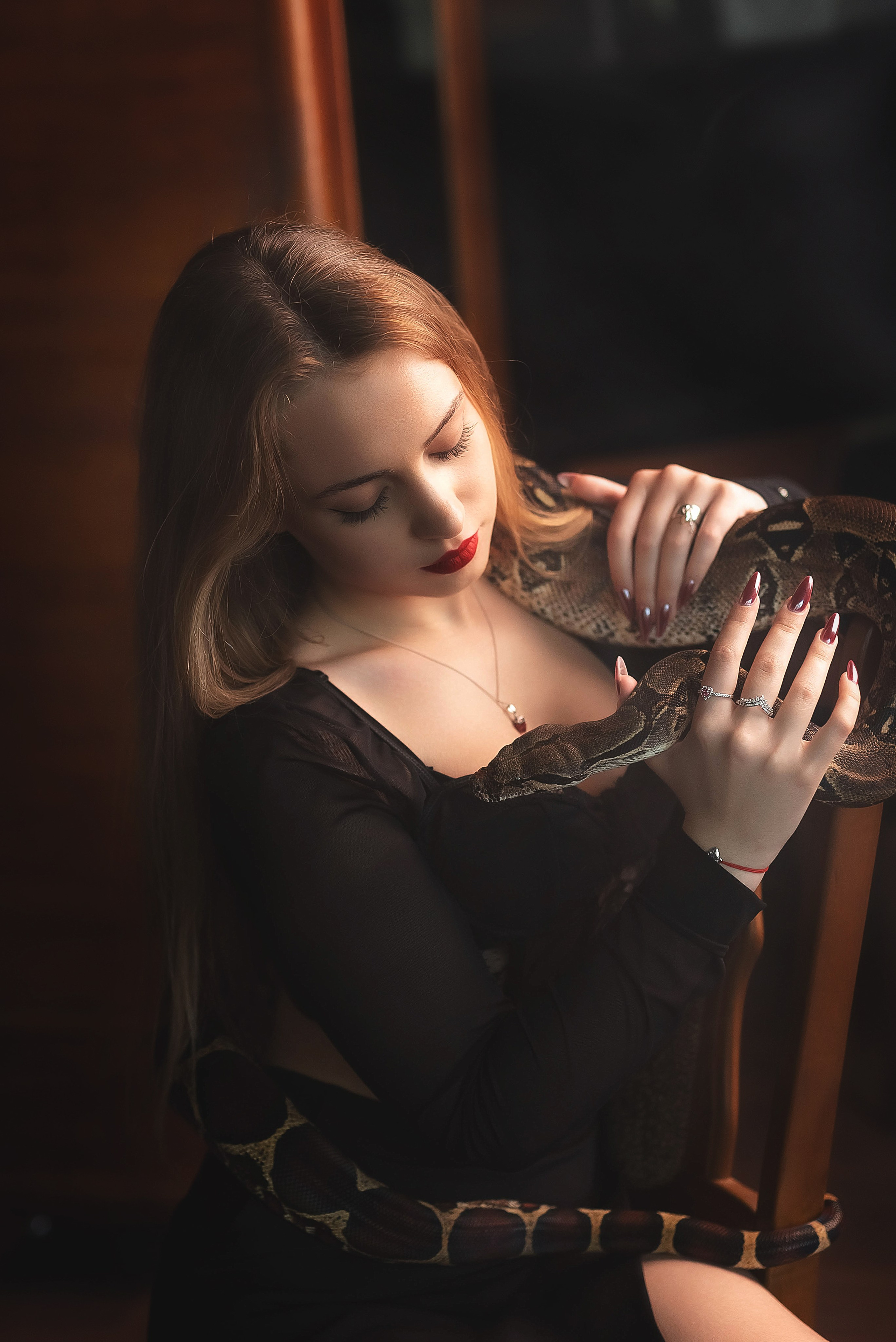 Фотосессия с удавом. Семейный, детский фотограф в Воронеже Анна Никитина