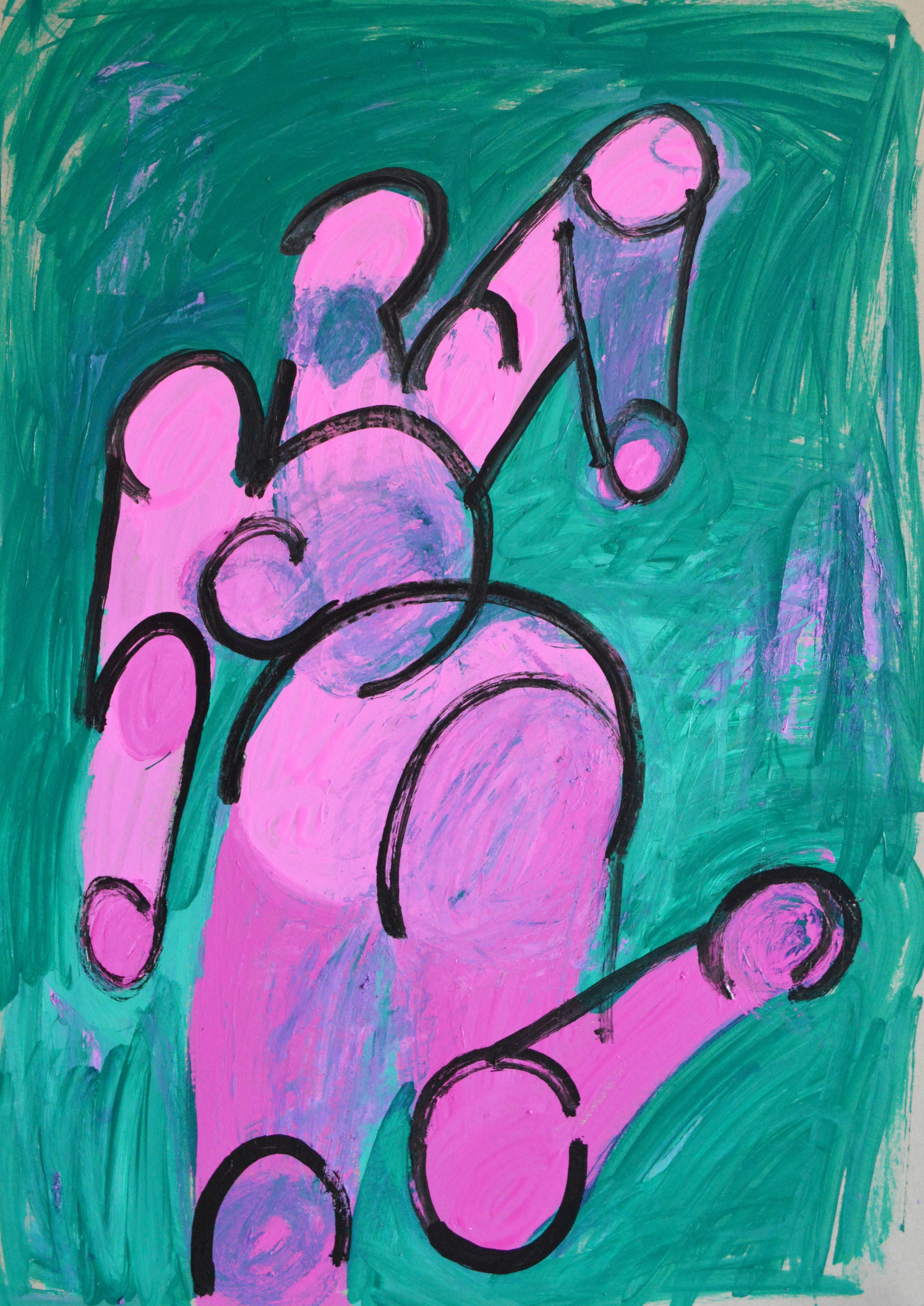 Живопись. Серия " Собери себя если сможешь». Лилия Ким. Междисциплинарный художник