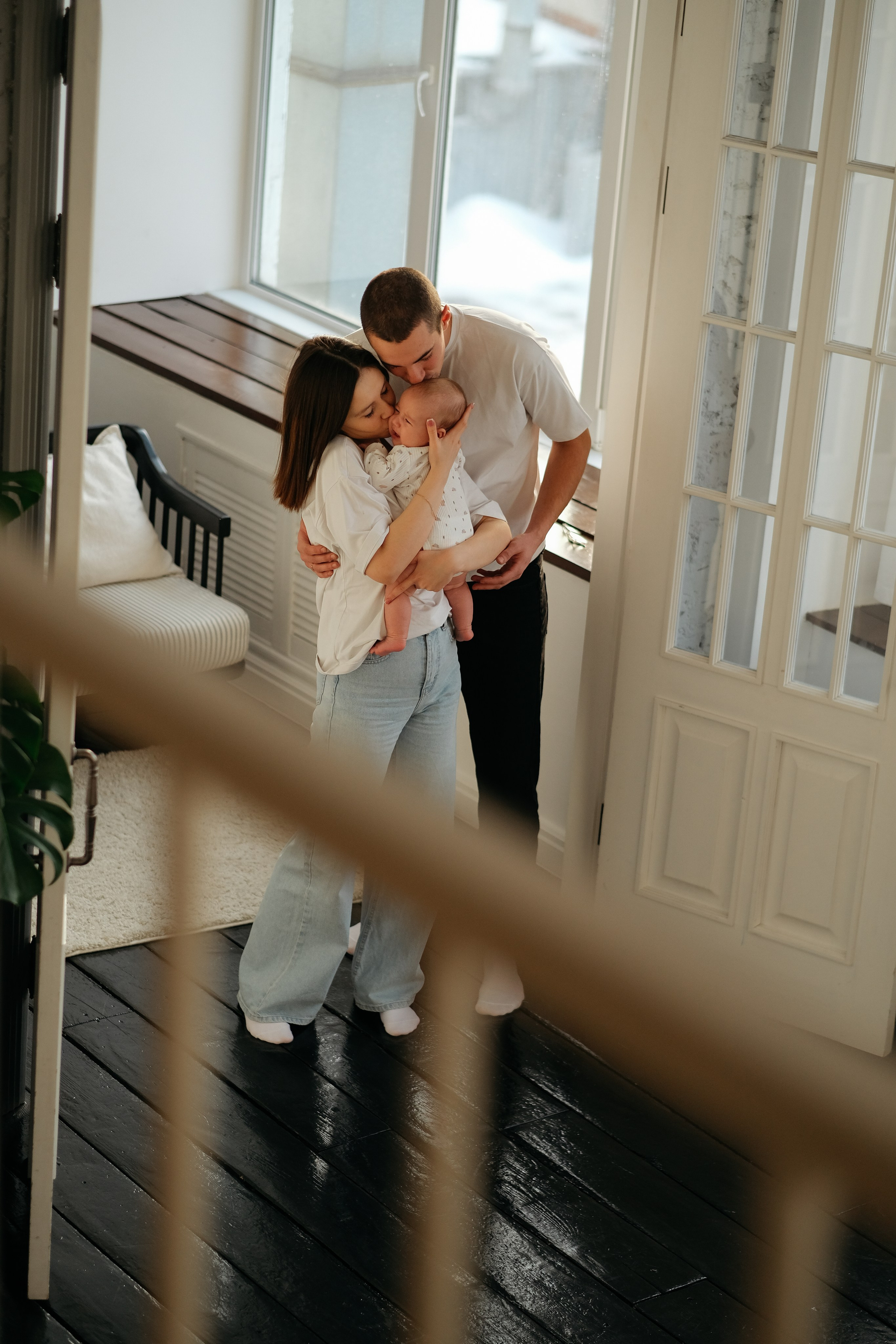 Настя Женя и Артем. Фотограф беременности и Newborn в Екатеринбурге Марина Добровольская