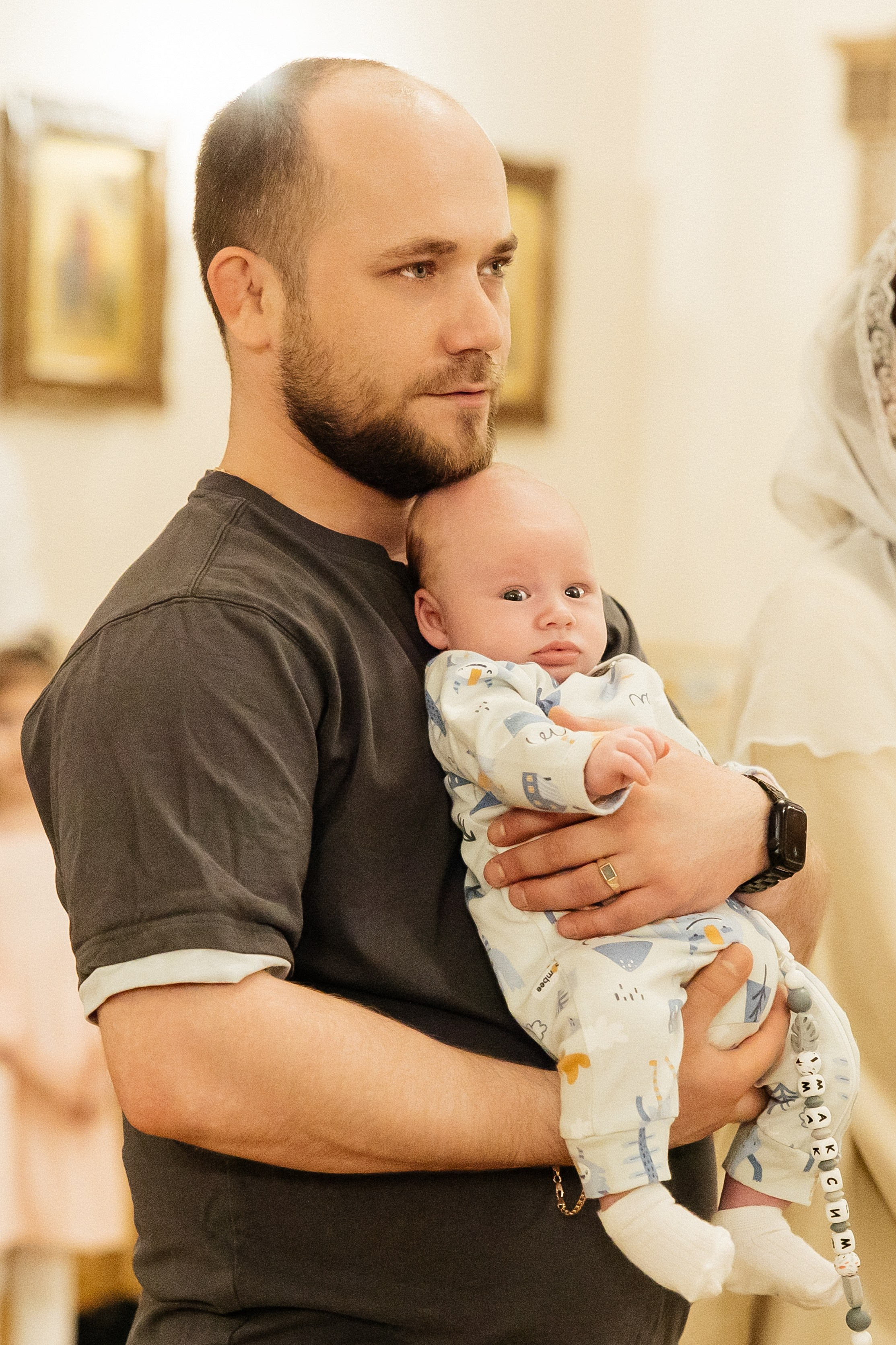 Таинство Крещения Максима и Александра. Храм Покрова Пресвятой Богородицы