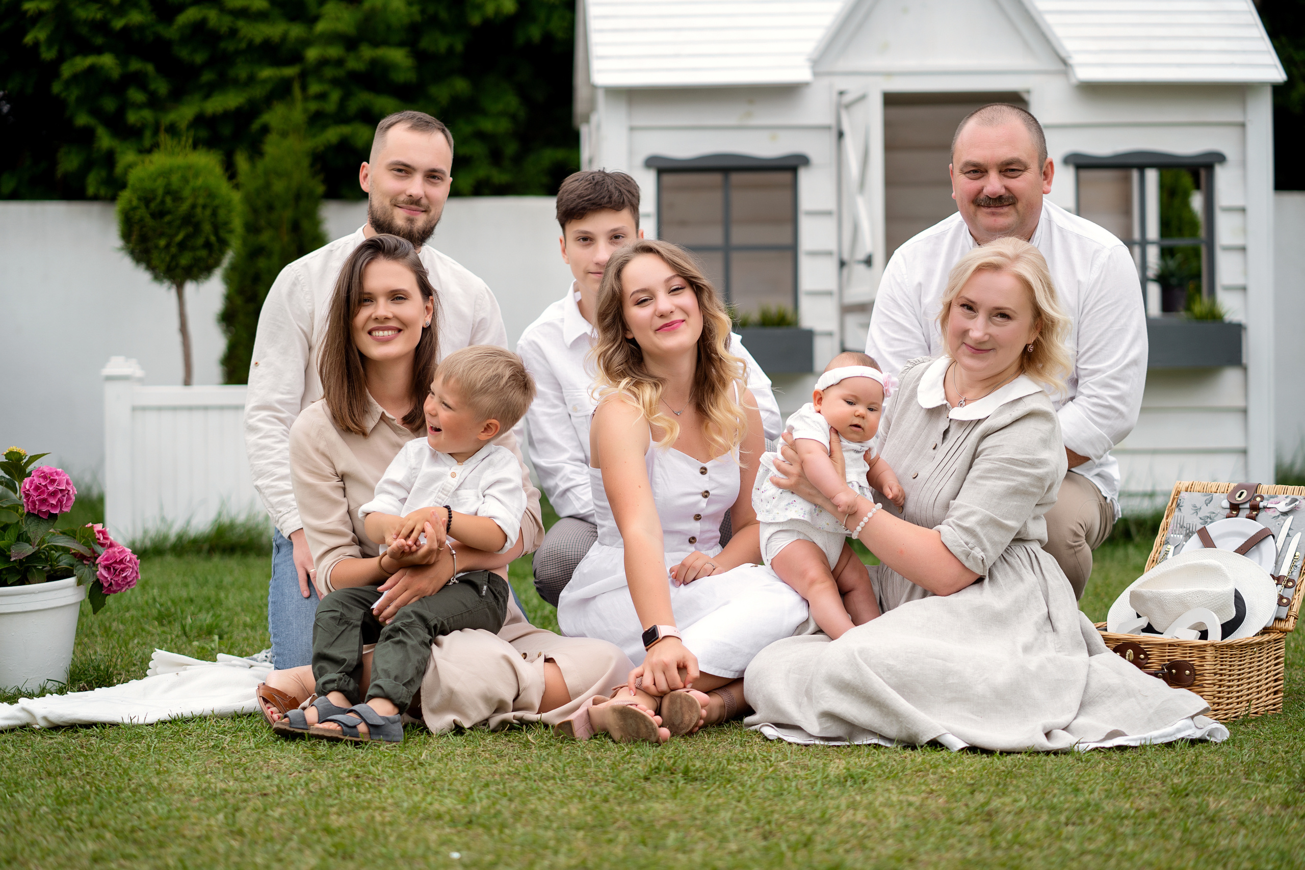 Большая семья. Семейный и свадебный фотограф Минск, Беларусь Анна Орловская