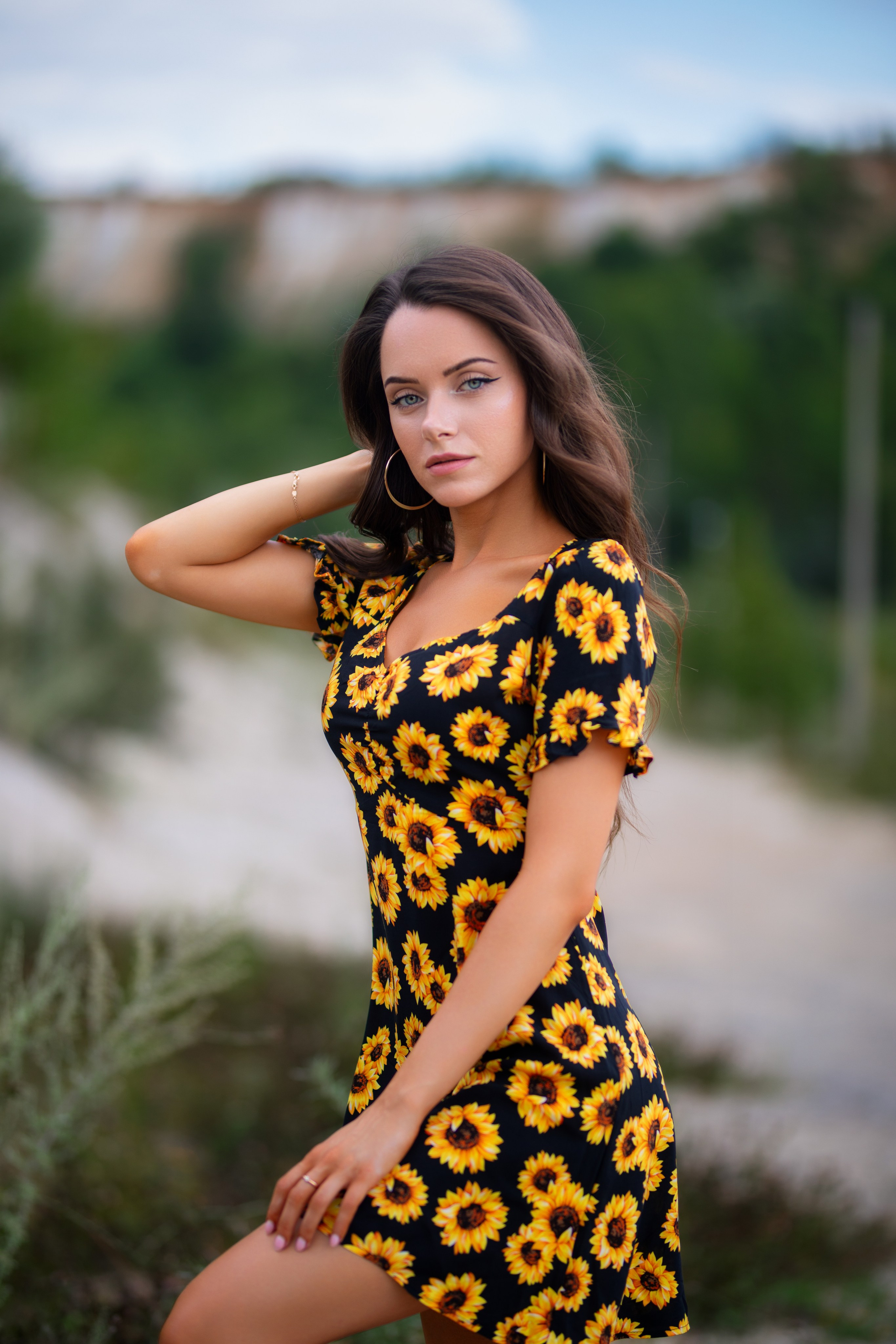 Летняя съемка с Екатериной на природе в парке Белый Колодец в формате для «себя»