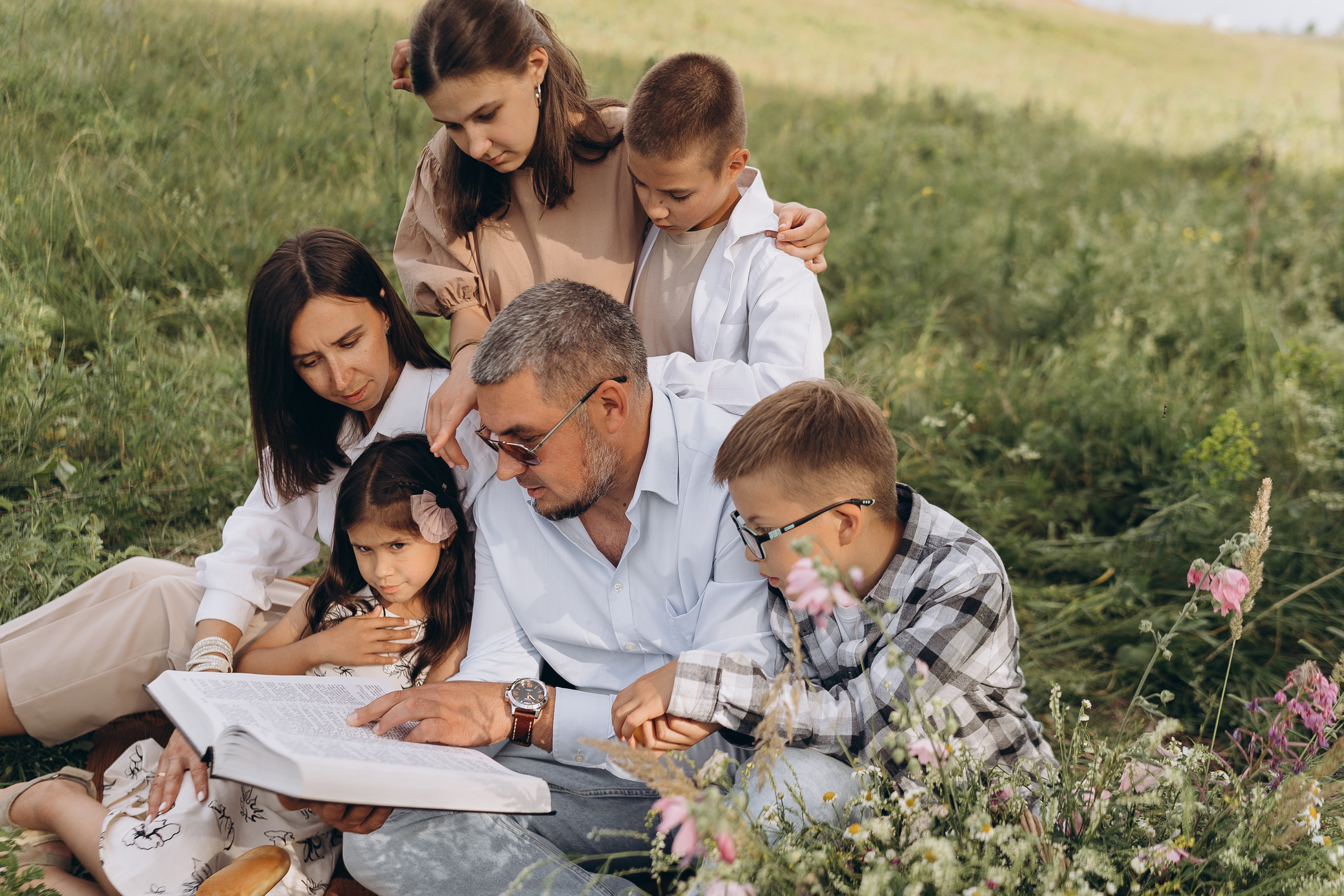 Семейная на природе. Семейный и домашний фотограф в Уфе Ирина Гарасюта