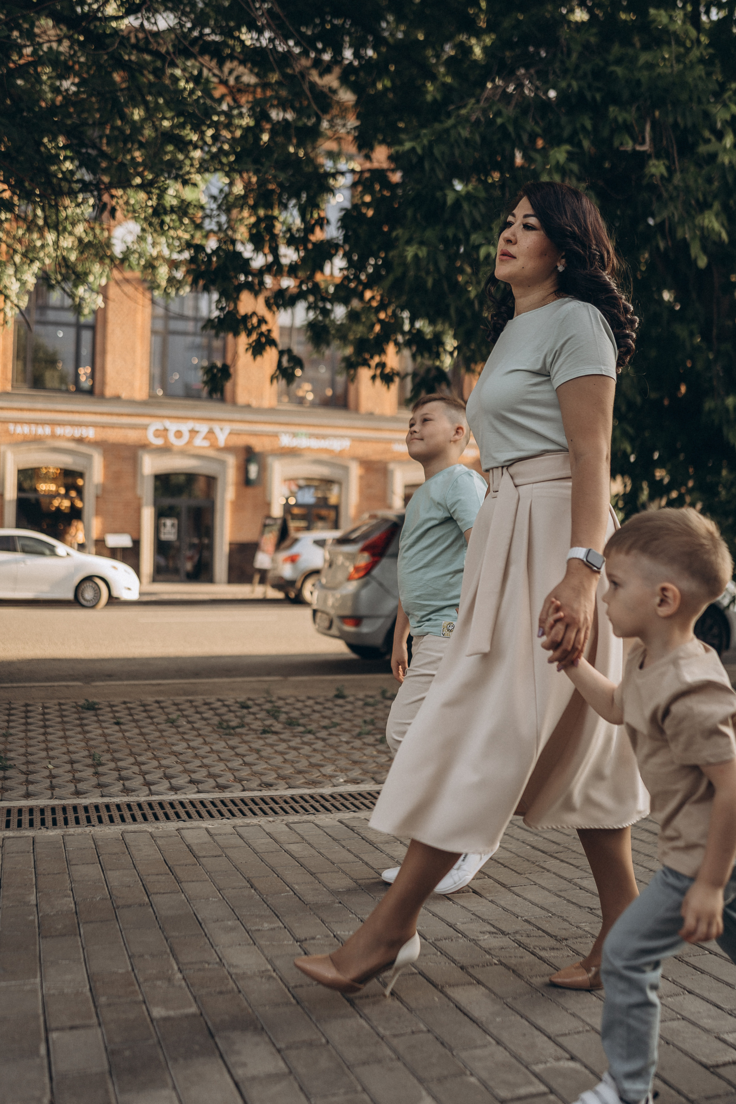 Прогулка в центре города. Семейный и домашний фотограф в Уфе Ирина Гарасюта