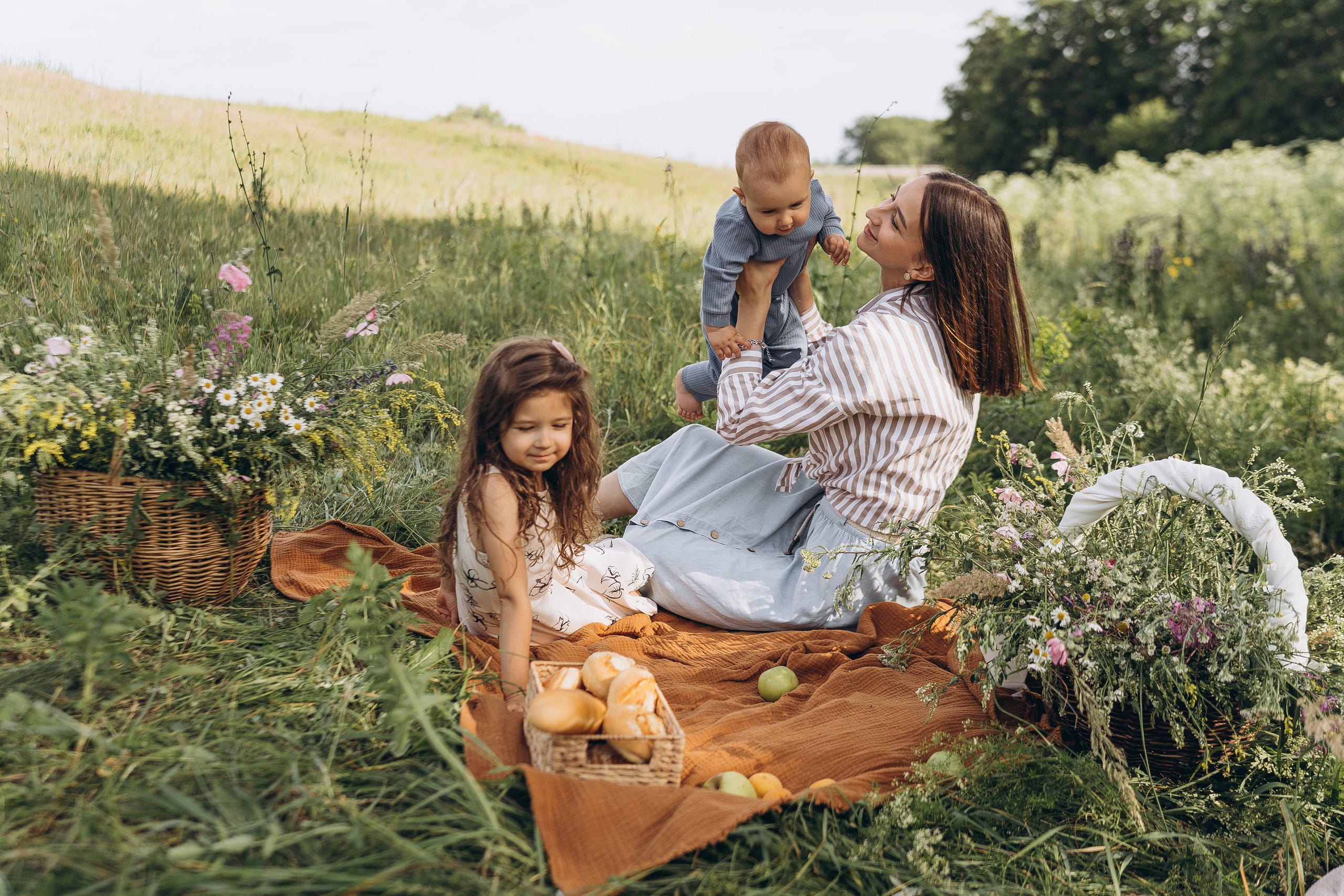 Семейная на природе. Семейный и домашний фотограф в Уфе Ирина Гарасюта