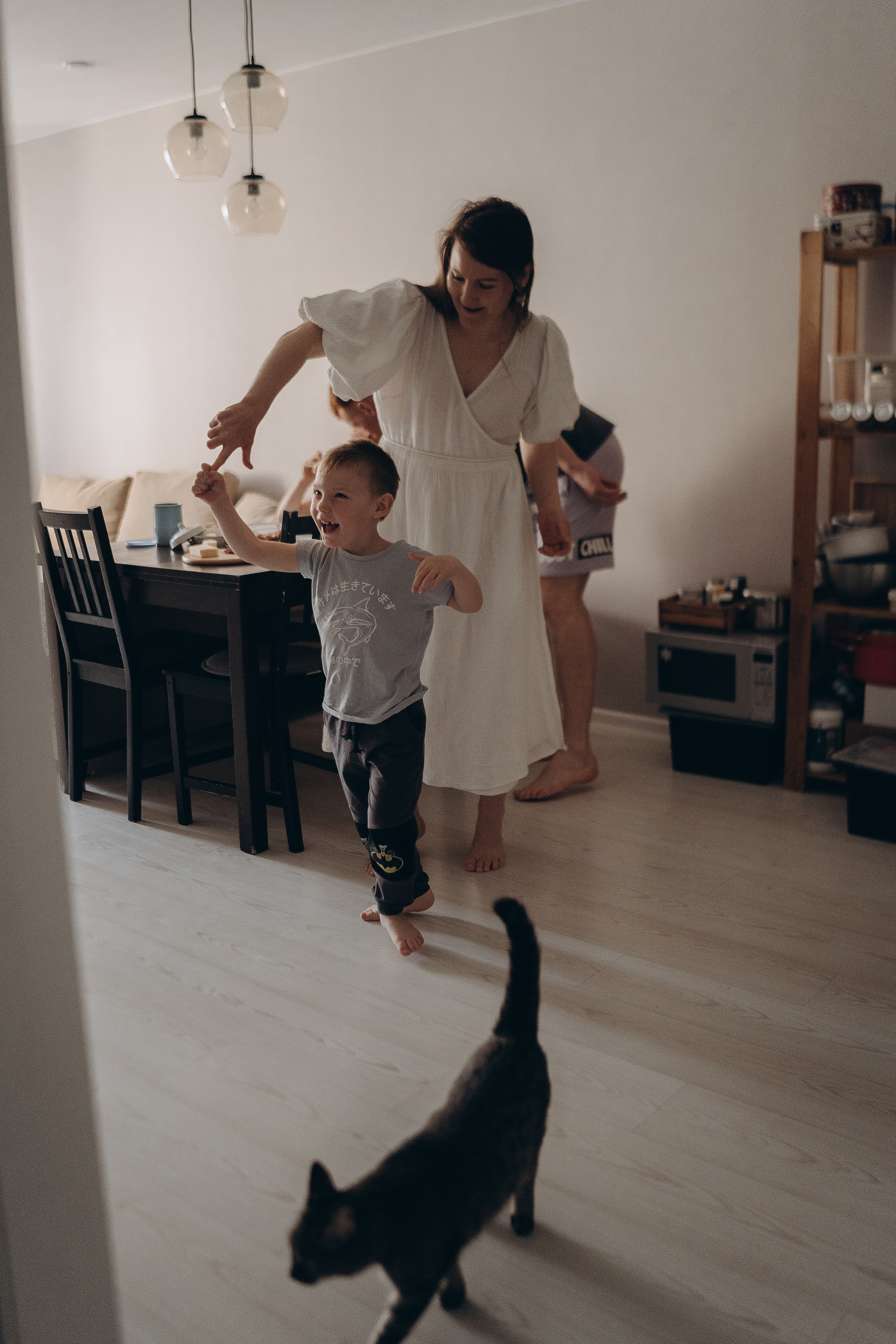 Домашняя: Дилара, Владимир, Дина и Родион. Семейный и домашний фотограф в Уфе Ирина Гарасюта