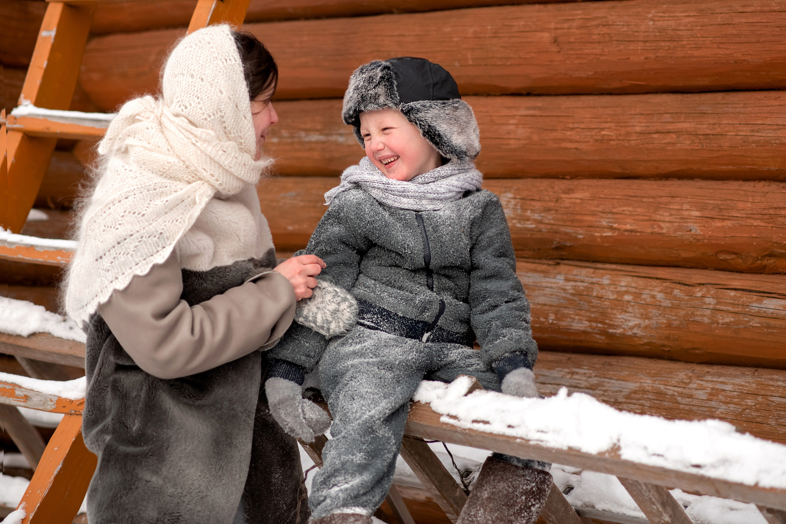 Тематическая семейная фотосессия в деревне. Семейный и детский фотограф в Туле Светлана Воронкова