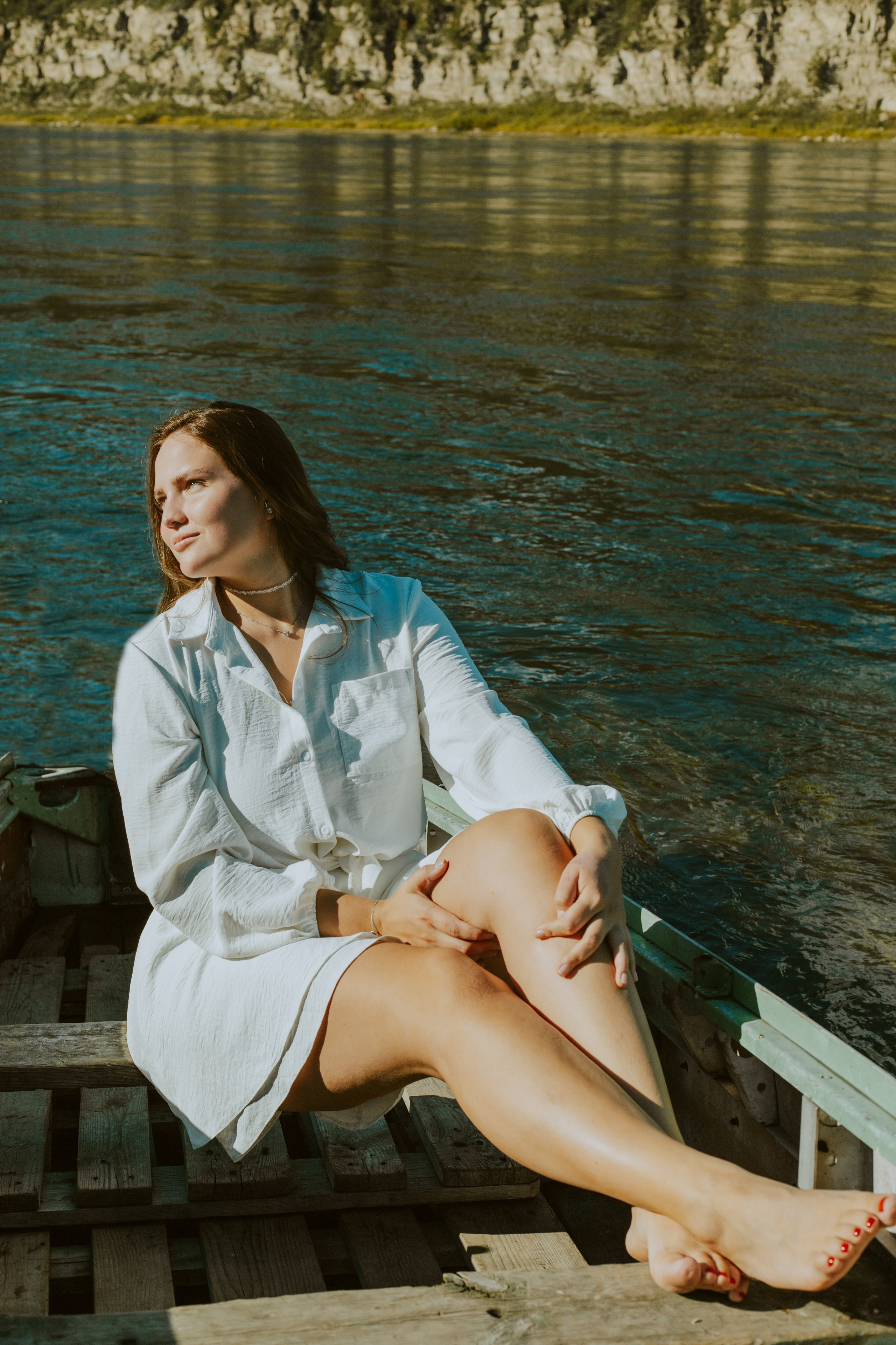 Индивидуальная фотосессия на берегу. Фотограф Ангарск Александра Зарубина