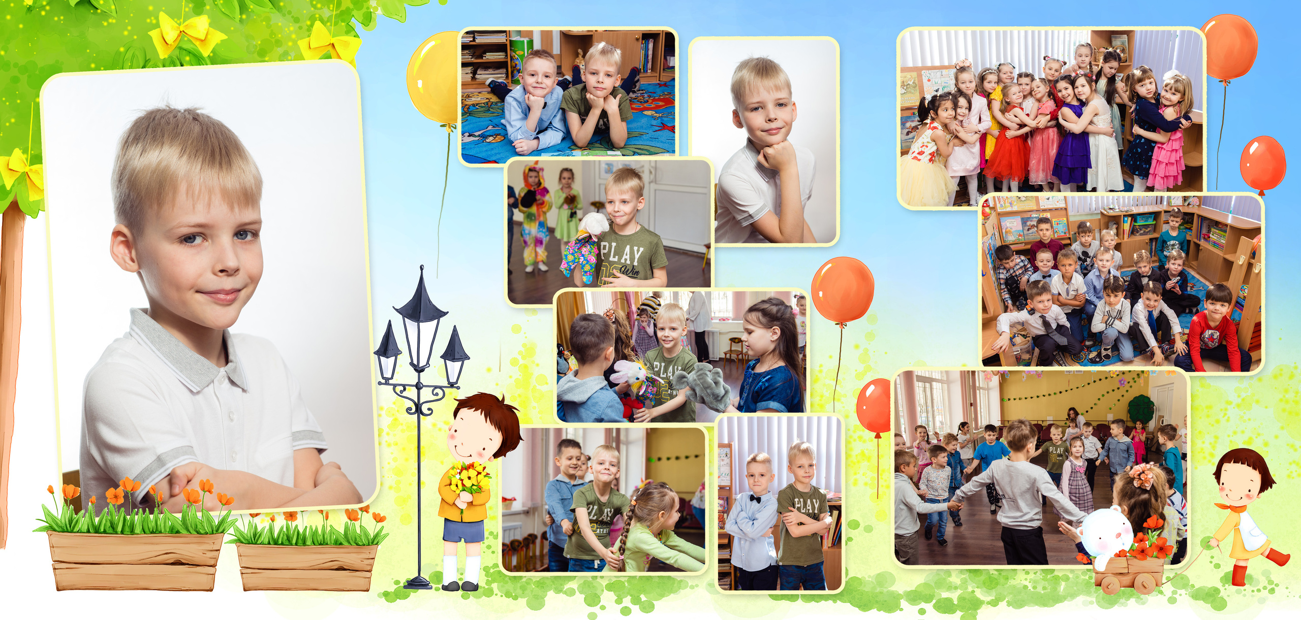 Детский Сад. Выпускные альбомы фотокниги от Татьяны Игнашевой