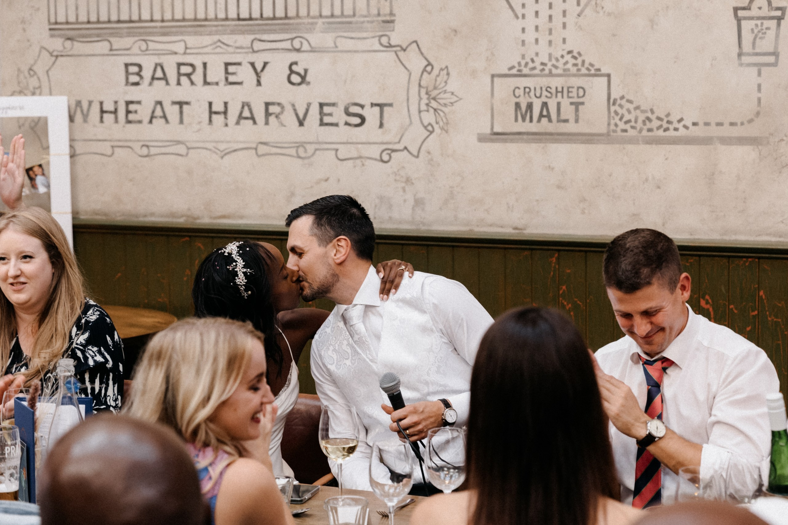 Denise & Tobias at The Old Brewery, Greenwich. Moments Catchers — Wedding Photography & Video Duo in London