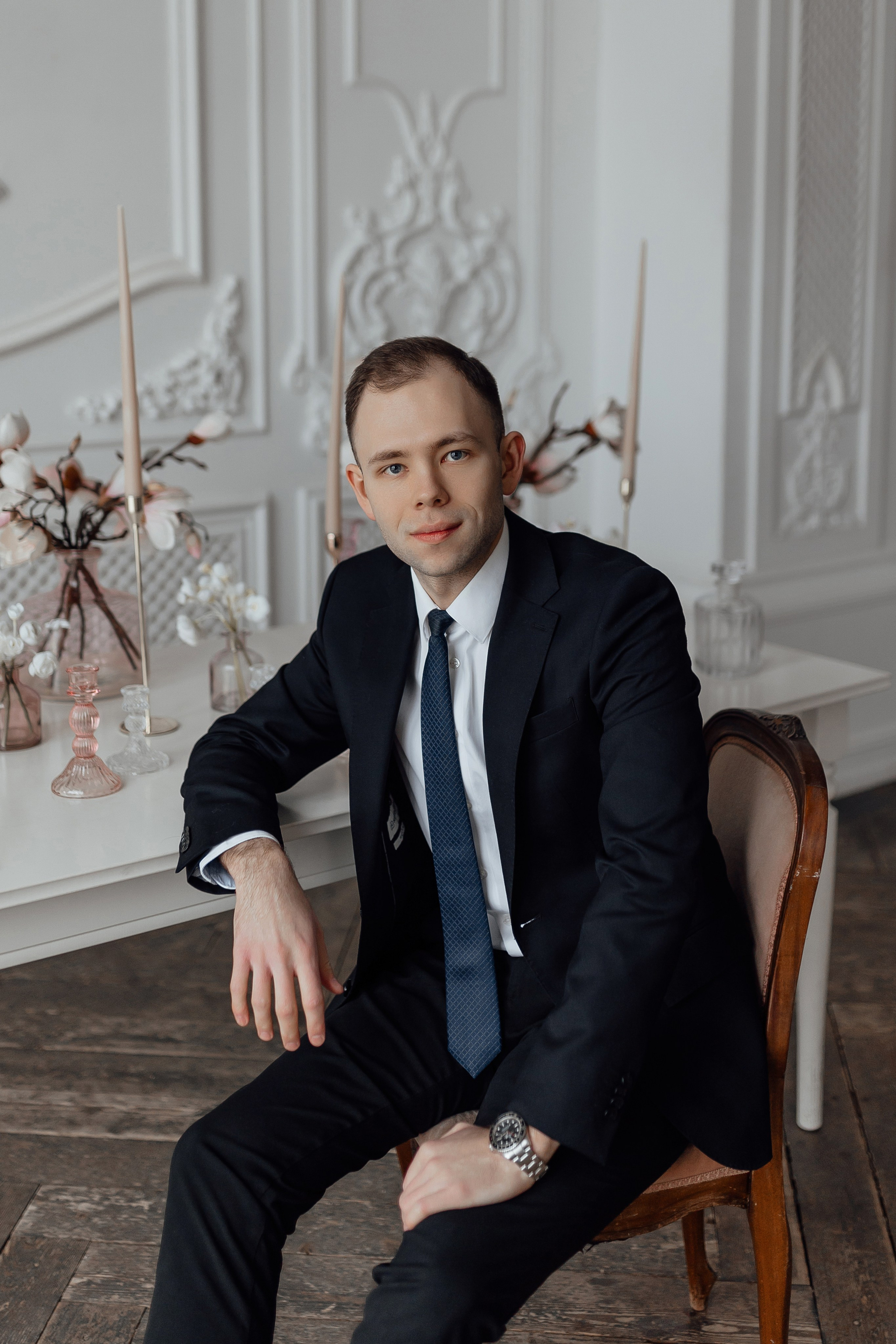 свадебная фотосессия в студии в Москве