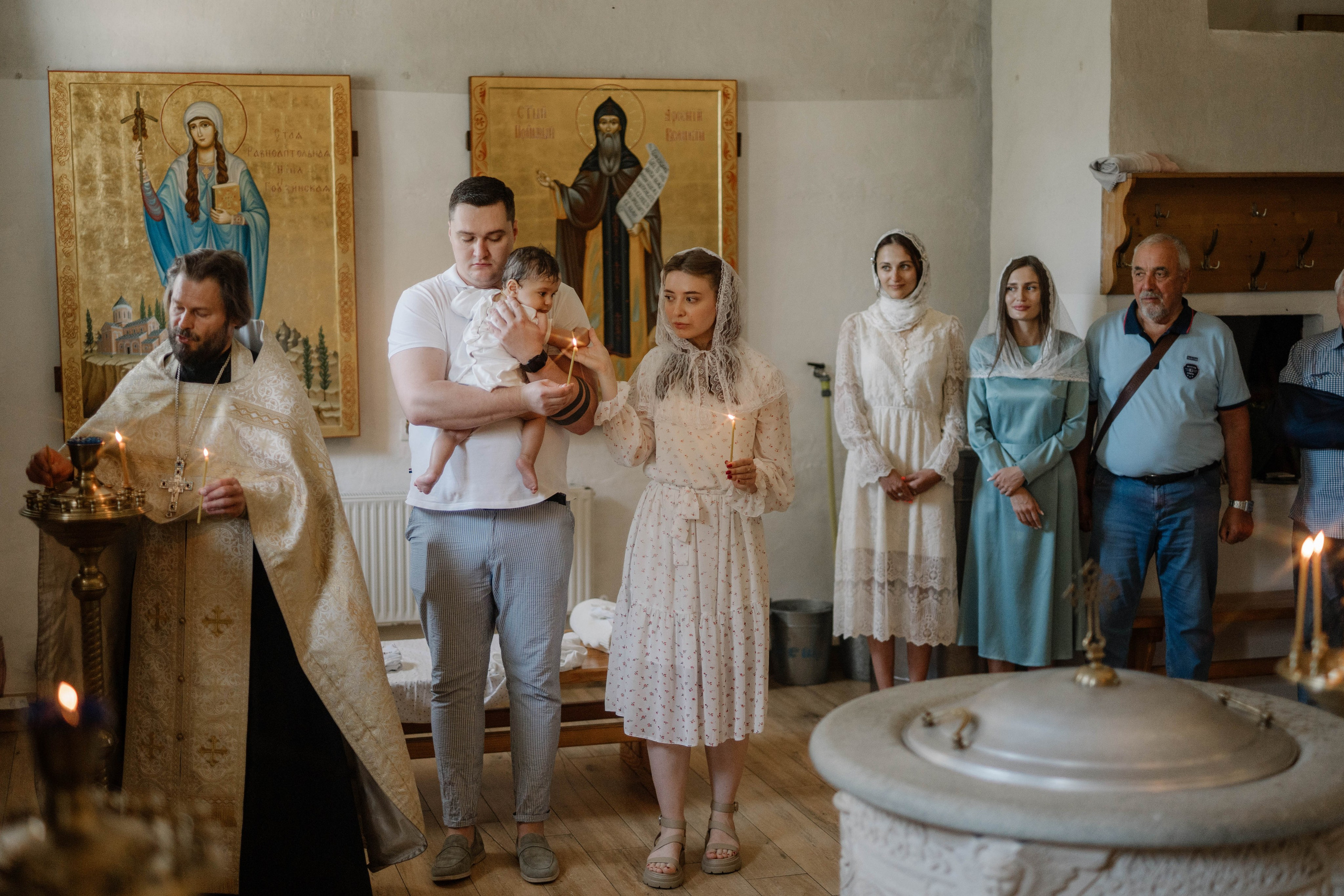 Крещение Мирона. Свадебный и семейный фотограф в Калуге Анна Киреева