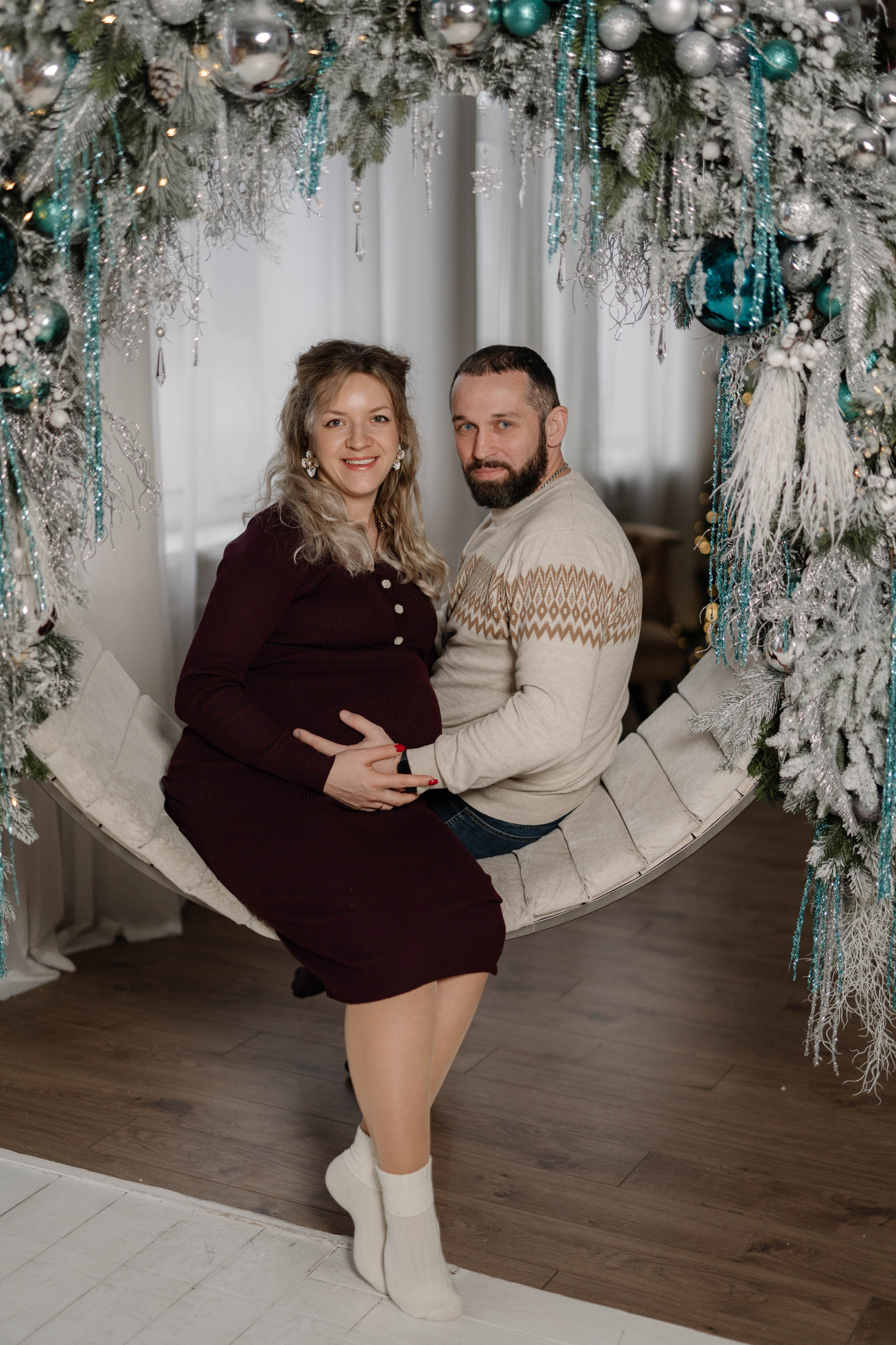 Семейная новогодняя съемка. Свадебный и семейный фотограф в Калуге Анна Киреева