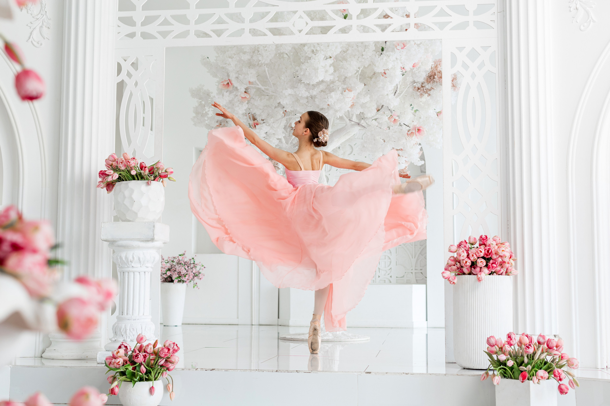 Розовая воздушная юбка напрокат для фотосессии. Балетный фотограф Алина Ханько — Душа Балета