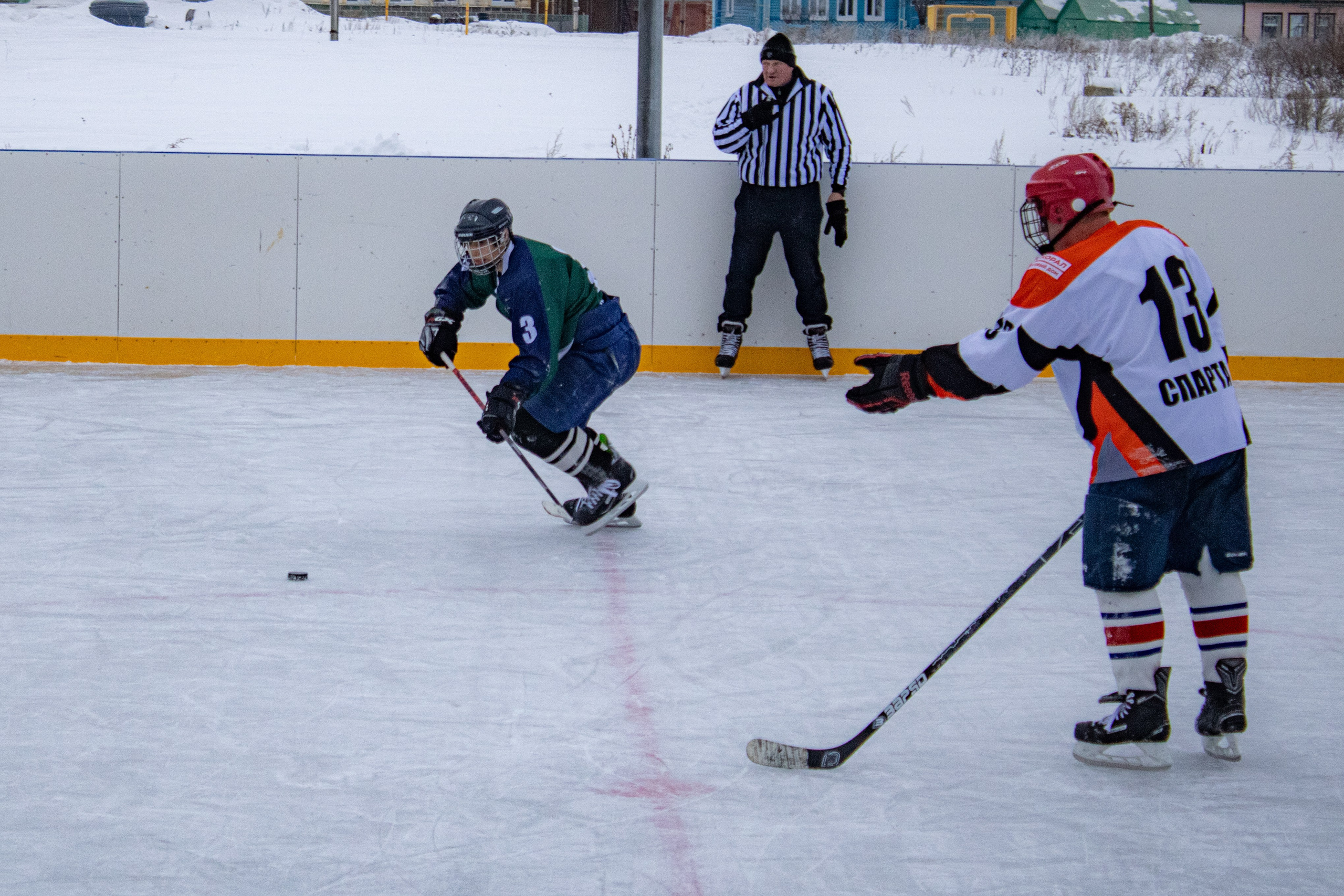 Хоккей г.п Атиг-г.Нижние Серги