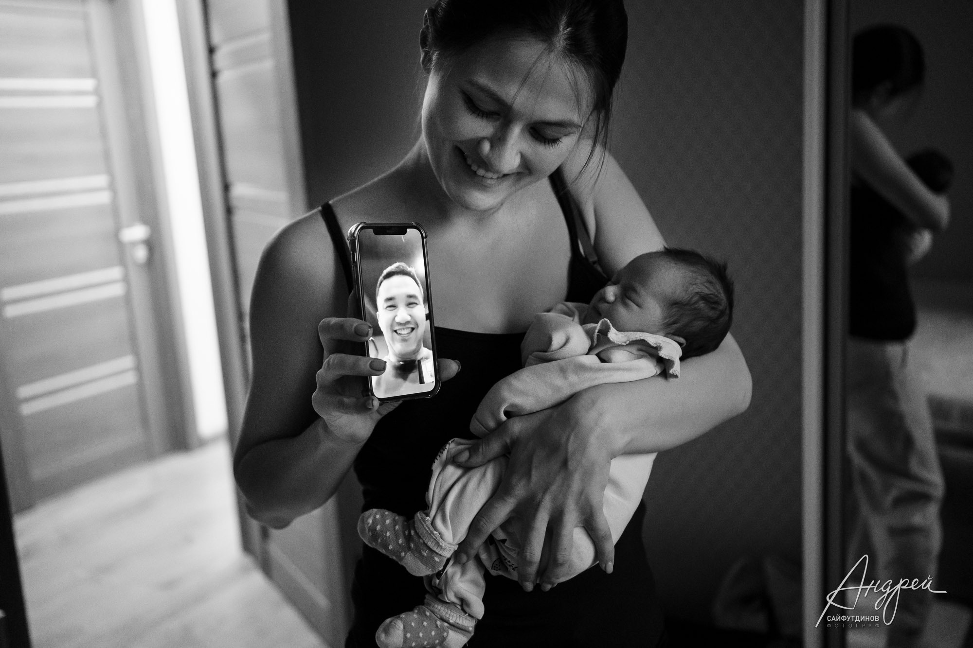 Выписка Эмилии👼 Когда папа за множество километров от дома. Свадебный и семейный фотограф в Ростове-на-Дону. Андрей Сайфутдинов