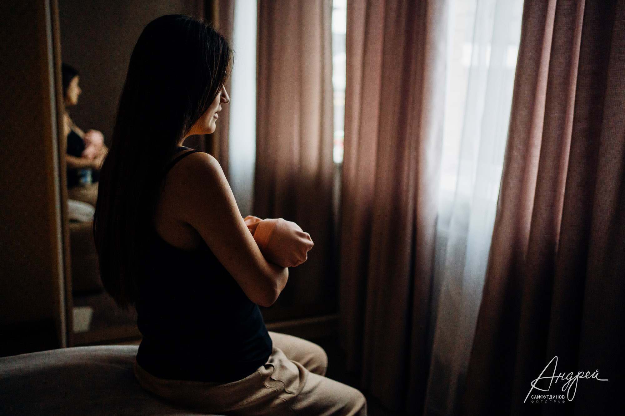 Выписка Эмилии👼 Когда папа за множество километров от дома. Свадебный и семейный фотограф в Ростове-на-Дону. Андрей Сайфутдинов