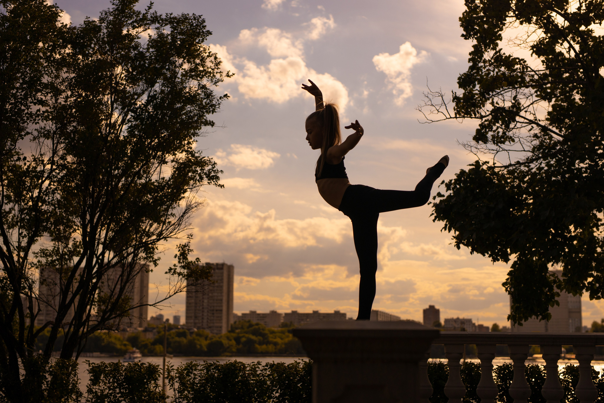 В городских пейзажах. Семейный фотограф в Москве