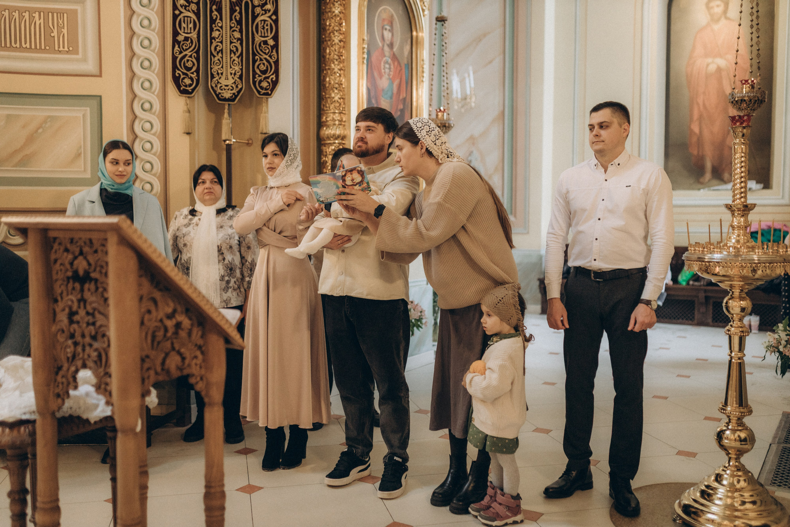 Крещение Анютки. Семейный фотограф и фотограф на роды в Ростове-на-Дону Мухина Виктория