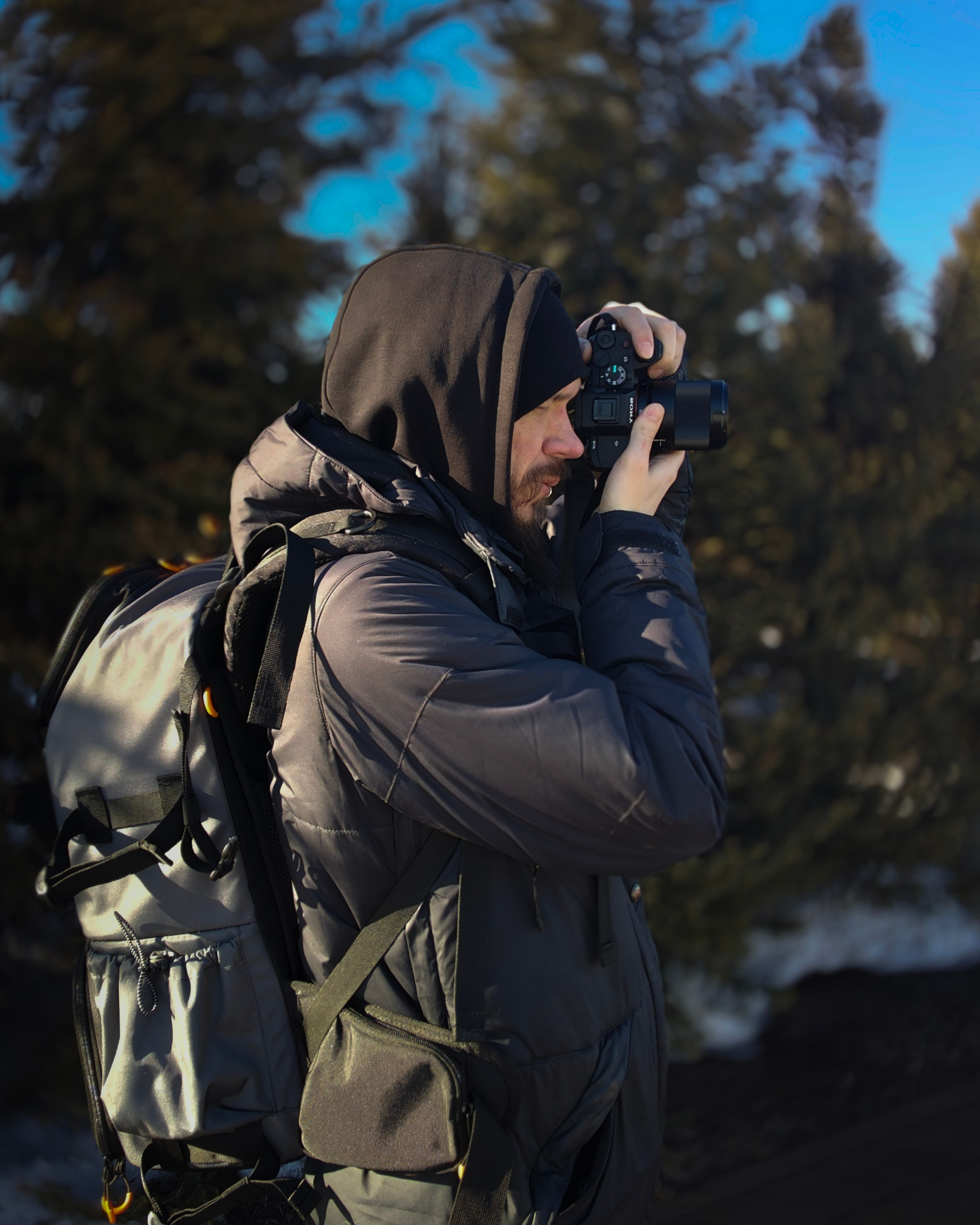 Сэлфи фотографа Снято на смартфон XIaomi 17 Ultra