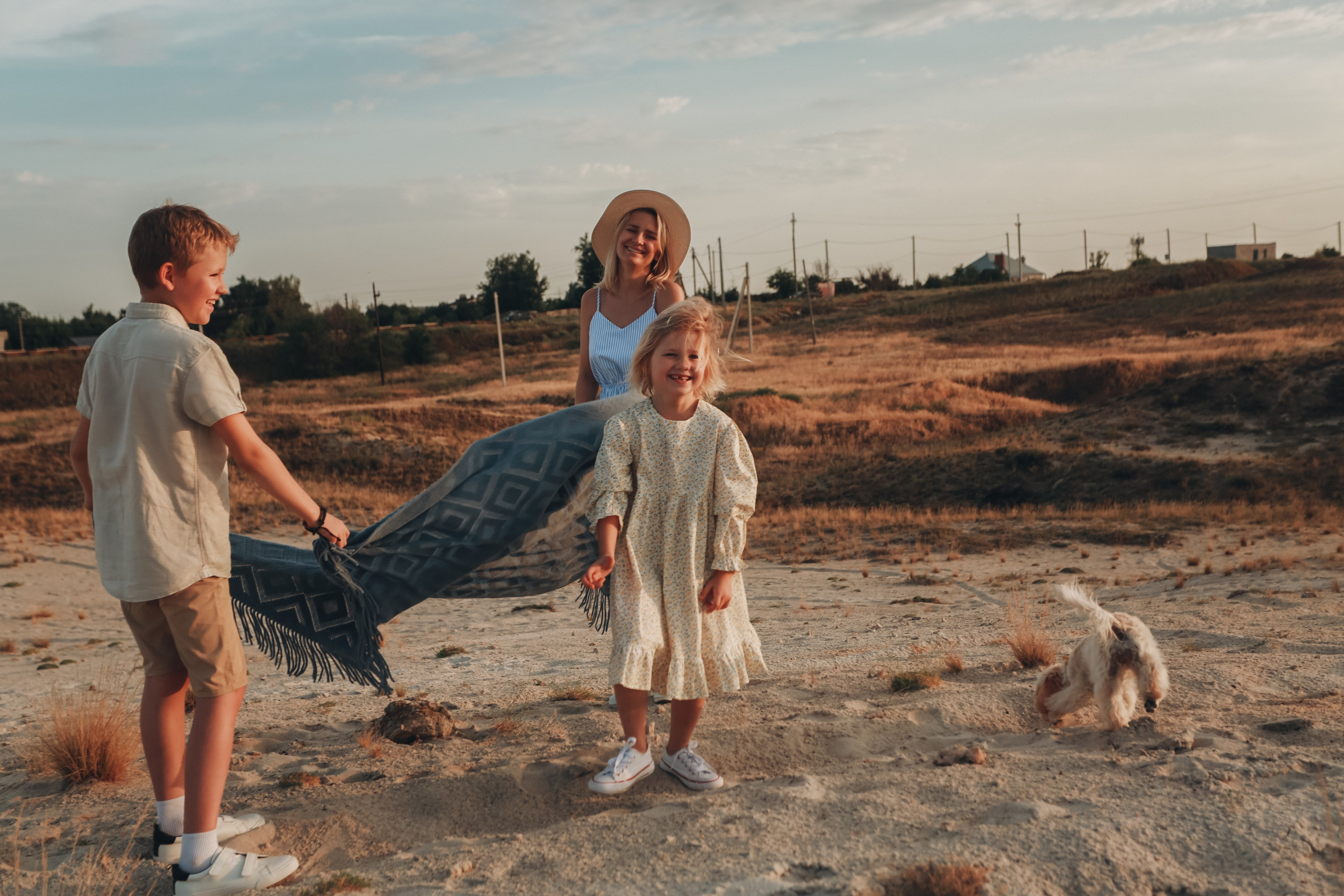 Пикник мамы Жени, Артема и Ксюши. Детский фотограф, Волгоград