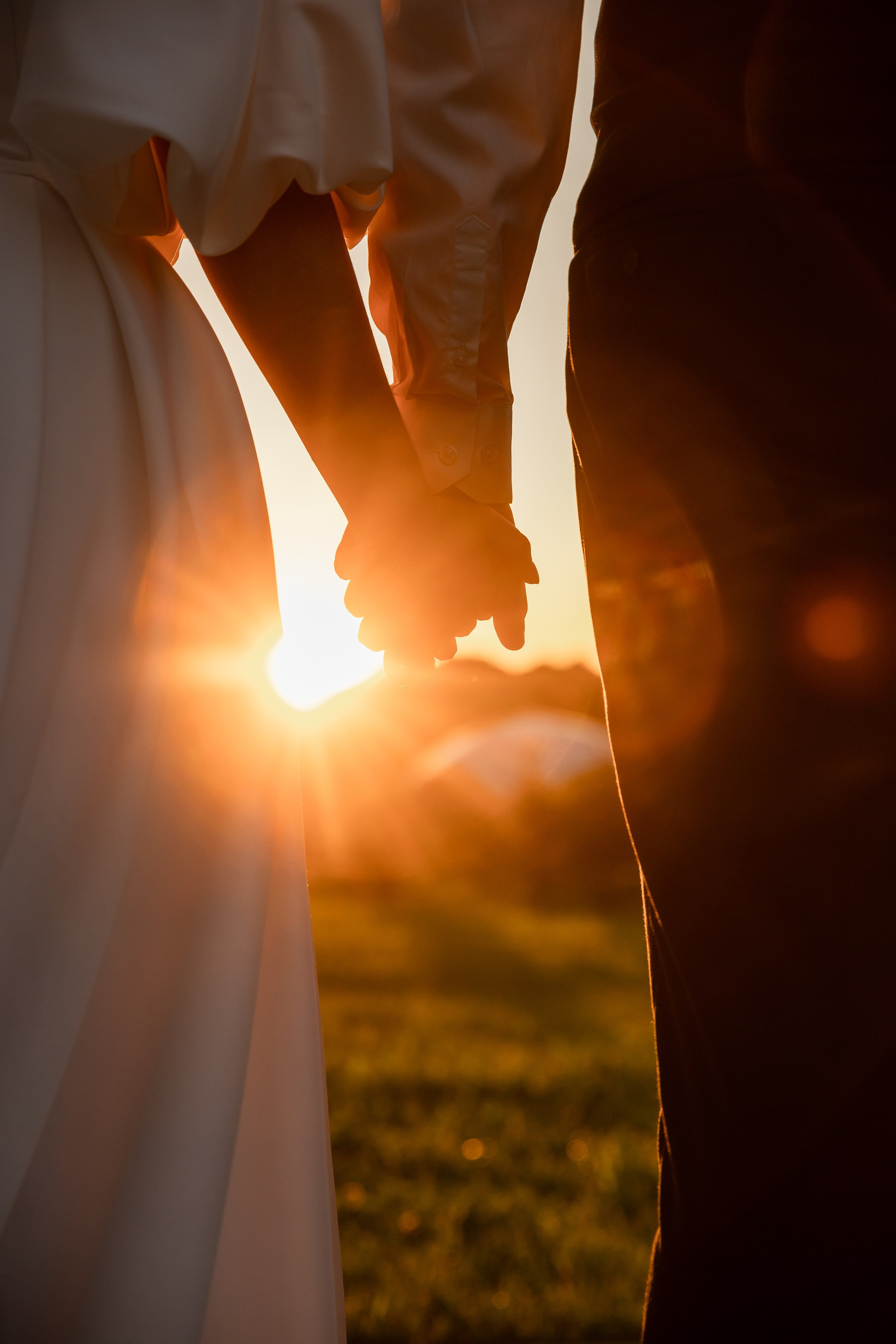 Свадебная фотосессия на закате, фотограф на свадьбу, Гладков Дмитрий фотограф, свадьба Москва