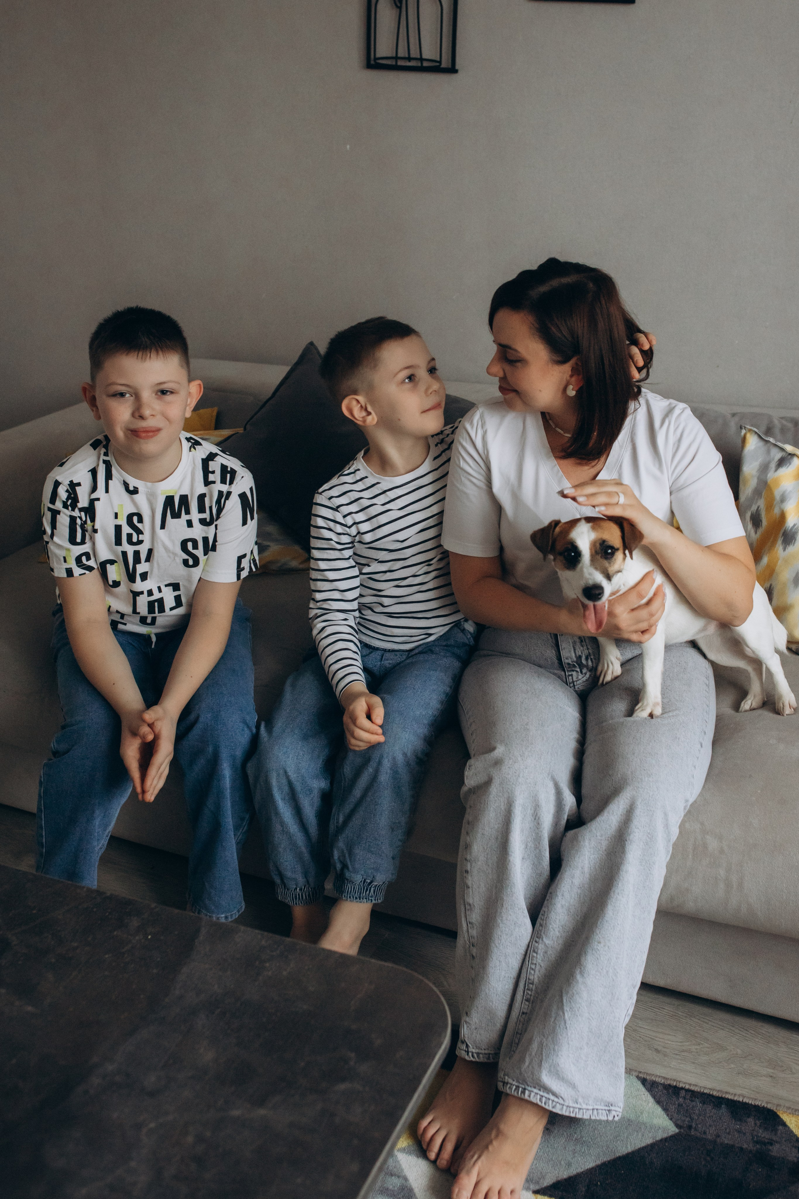 Татьяна, Захар, Миша. Семейный и домашний фотограф в Москве и МО Королева Валерия