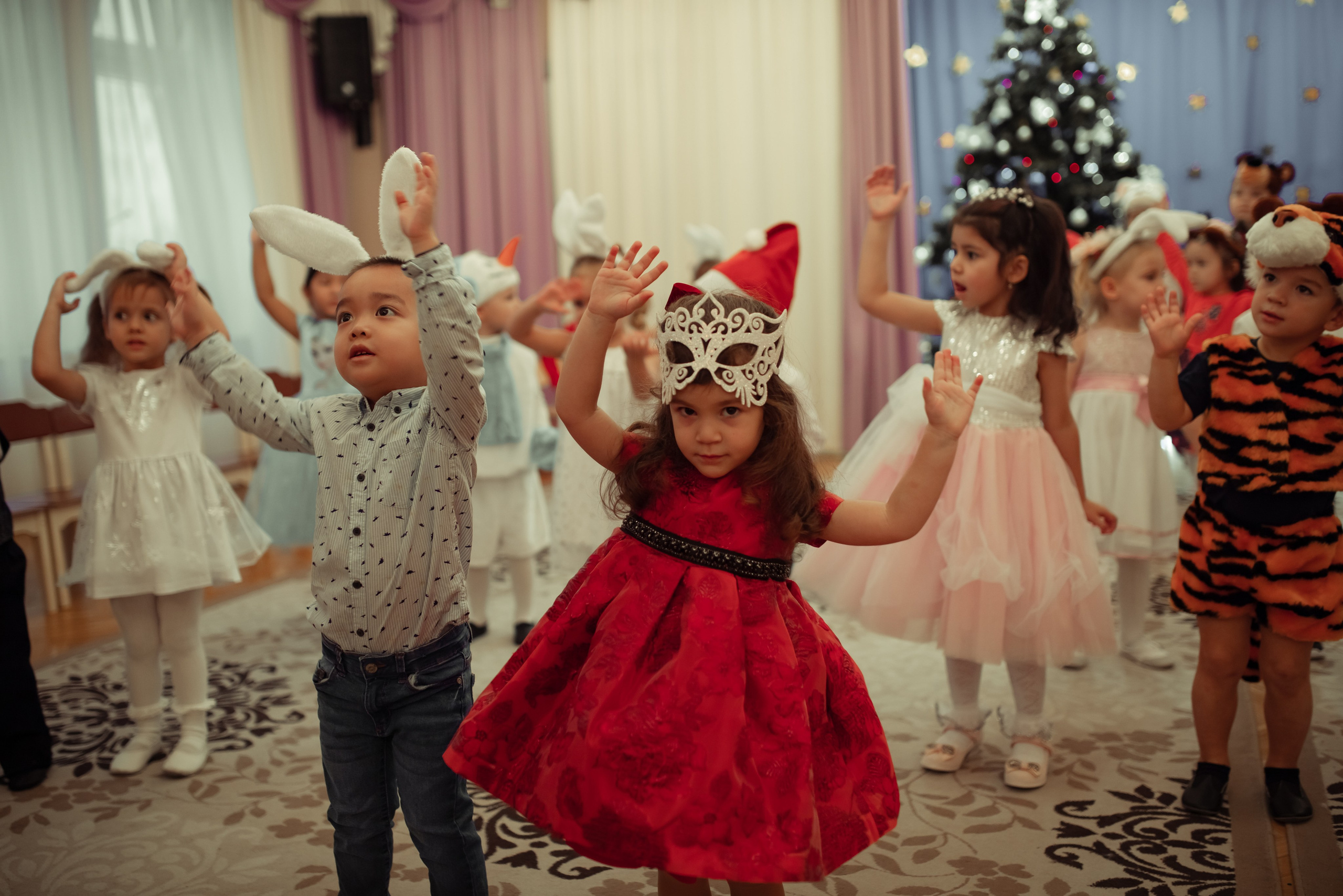 Новогодний утренник в детском саду. Семейный и детский фотограф в Москве Дорогова Екатерина