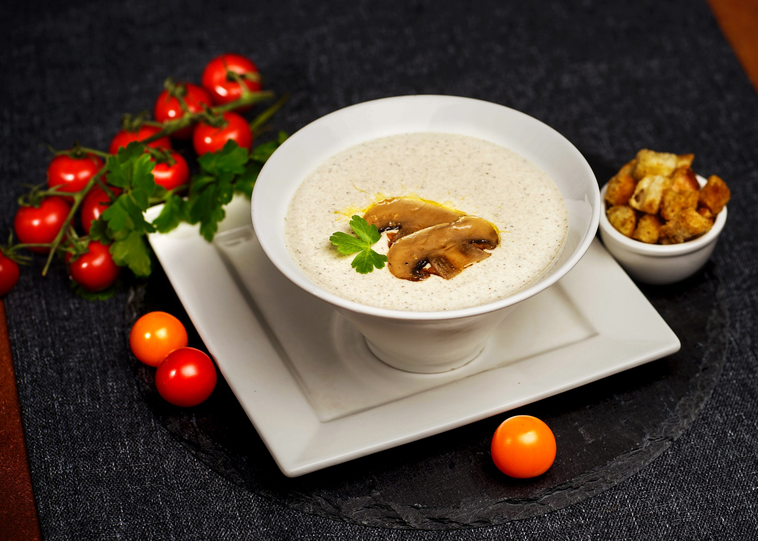 Грибной крем суп