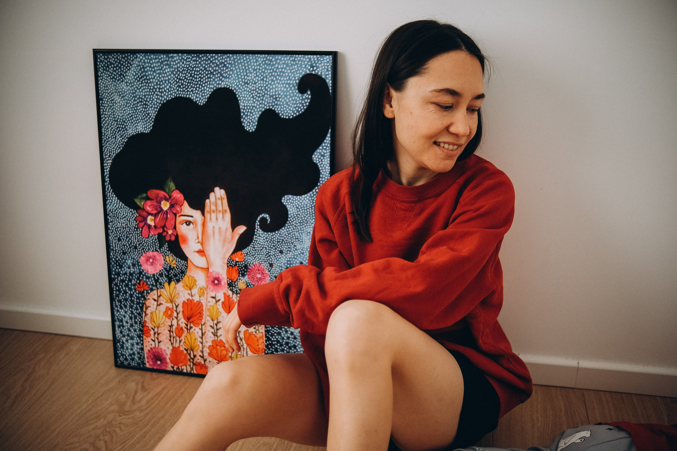 У Ирины дома. Семейный детский ньюборн фотограф в Москве Марта Петрова