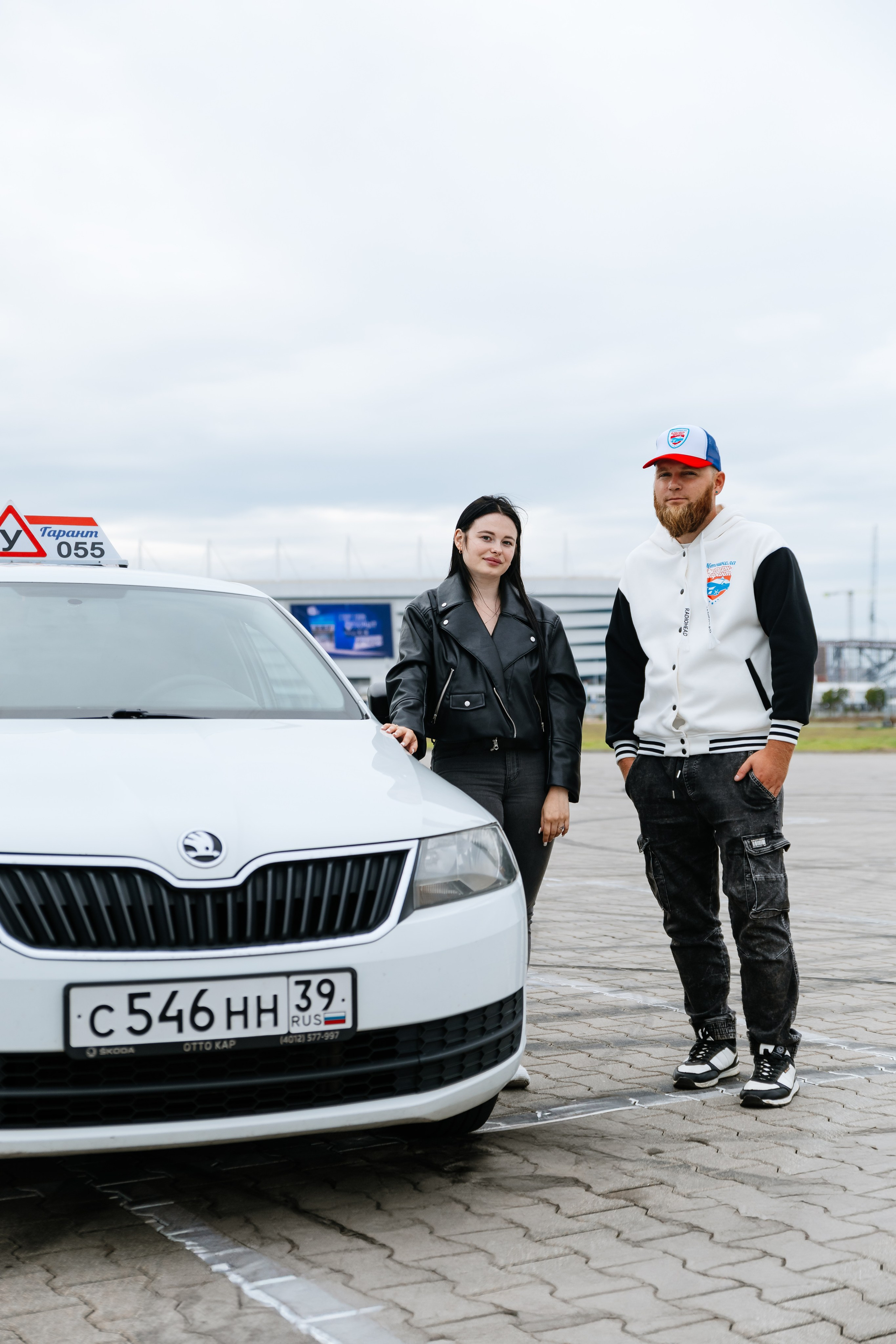 Extern-Garant Driving School. Content shooting. KRIS KRUPINNIKOVA