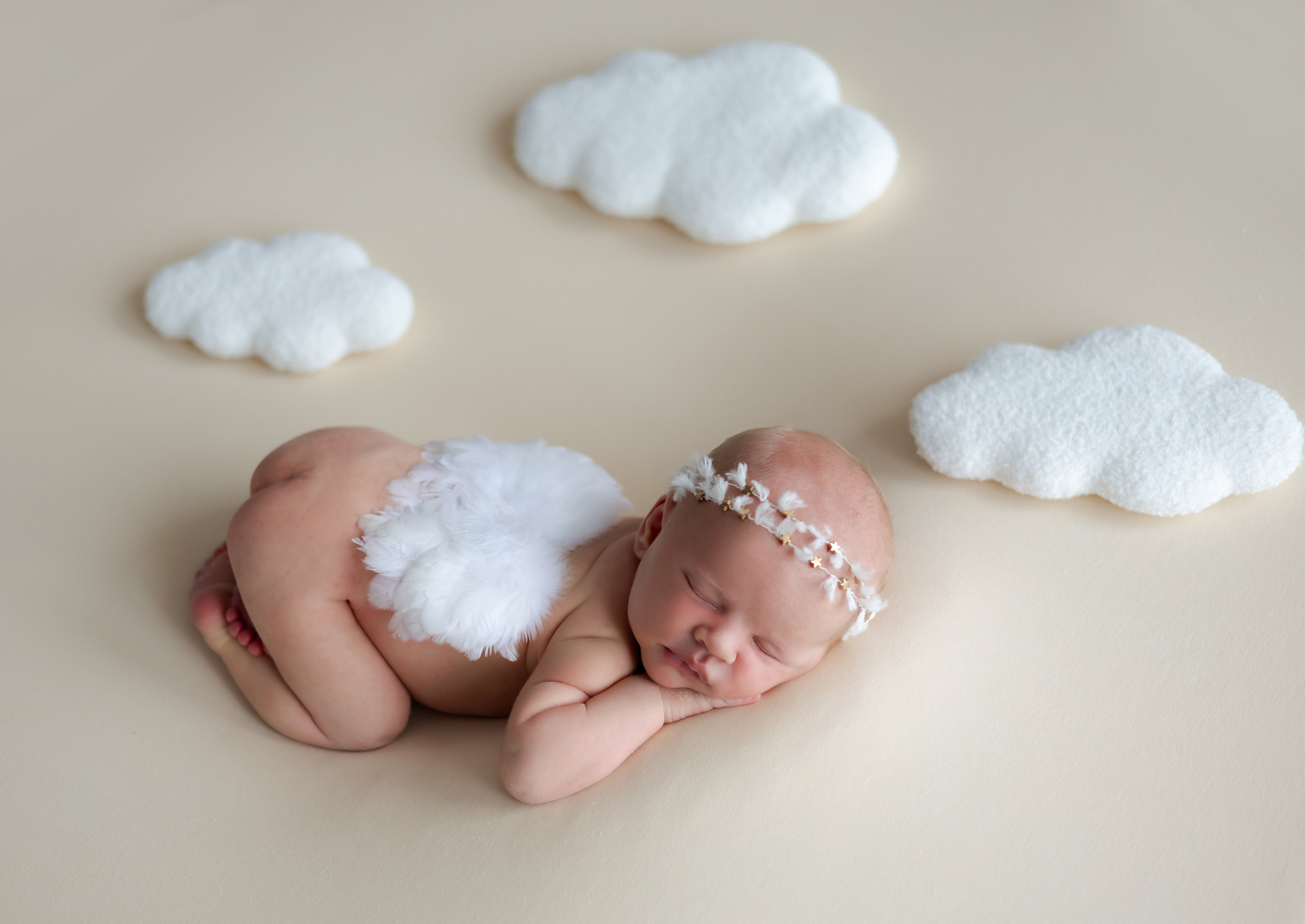 Newborn девочки. Фотограф новорожденных малышей в городе Сочи