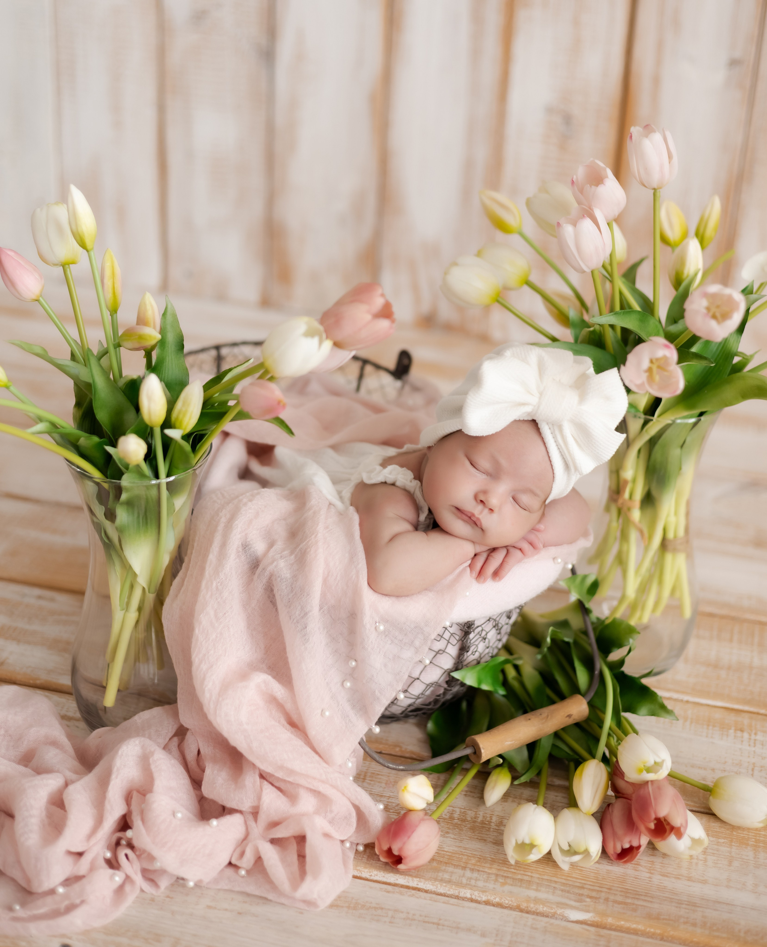 Newborn девочки. Фотограф новорожденных малышей в городе Сочи