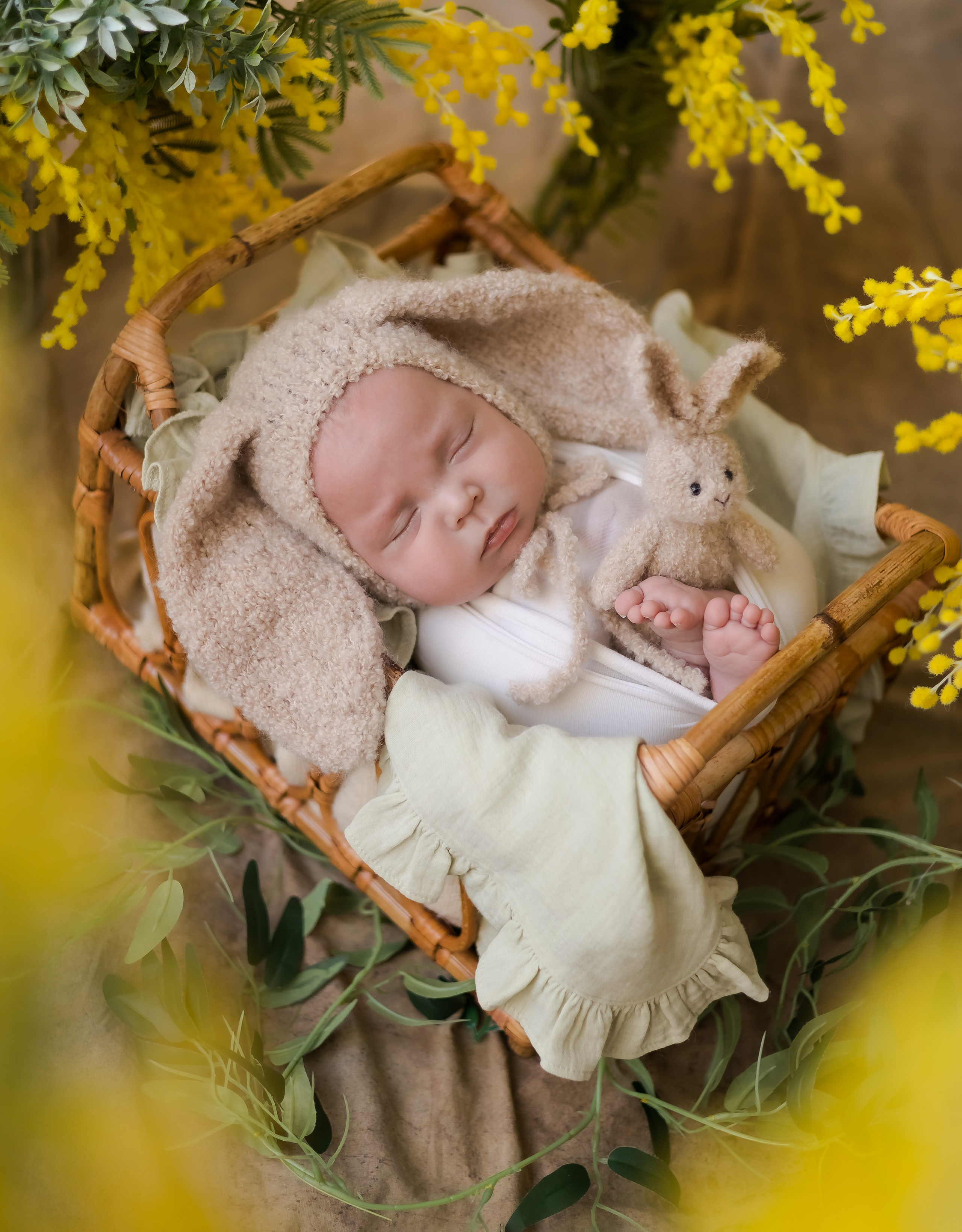 Newborn девочки. Фотограф новорожденных малышей в городе Сочи
