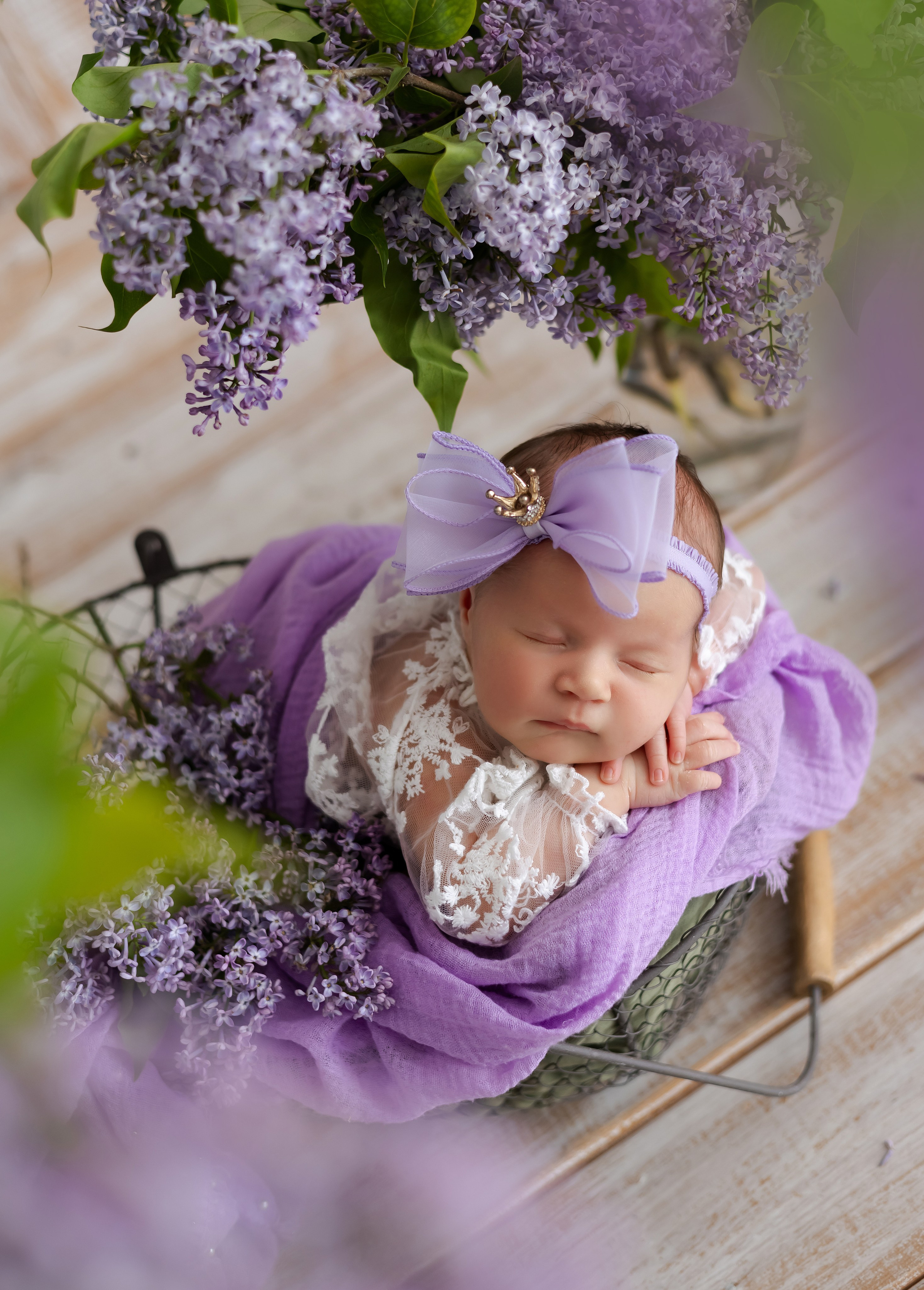Newborn девочки. Фотограф новорожденных малышей в городе Сочи
