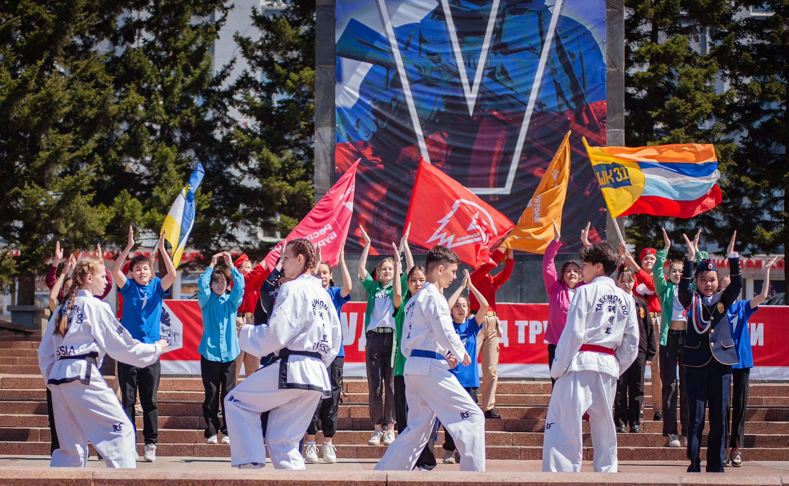 8 Мая. Парад ЮнАрмии. Андреева Александра фотограф в г. Улан-Удэ