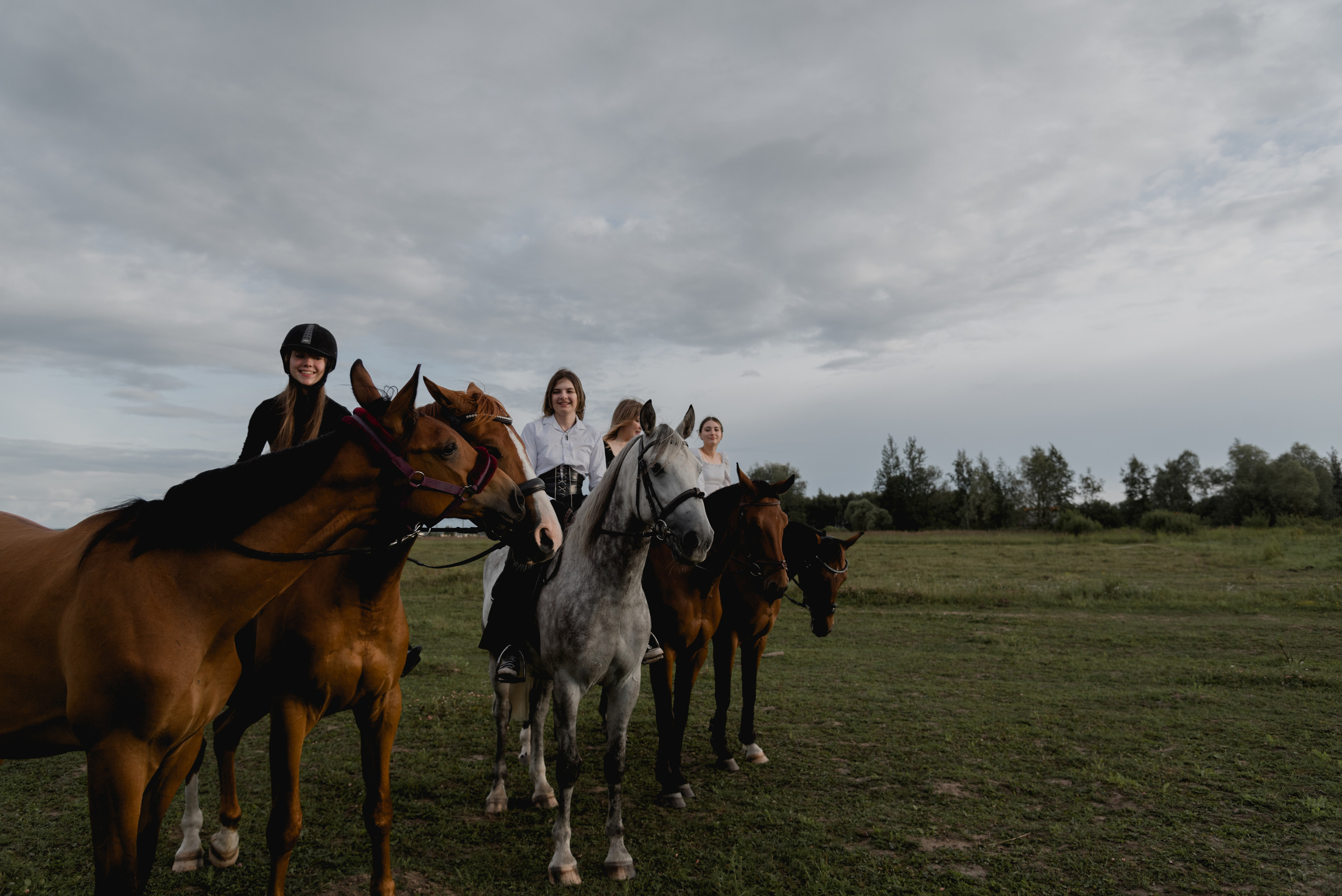 С лошадьми. ФОТОГРАФ СЕРГЕЕВА МАРИЯ