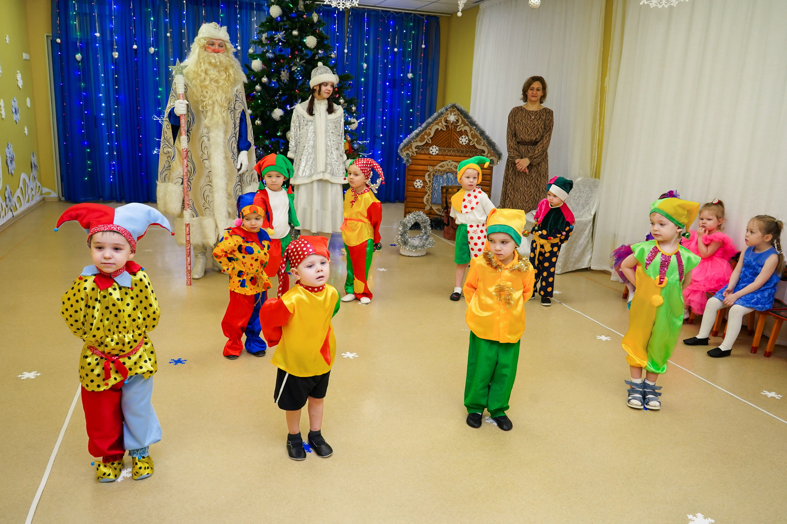 Новогодний утренник в садике. Семейный и портретный фотограф в Екатеринбурге Анна Лобанова
