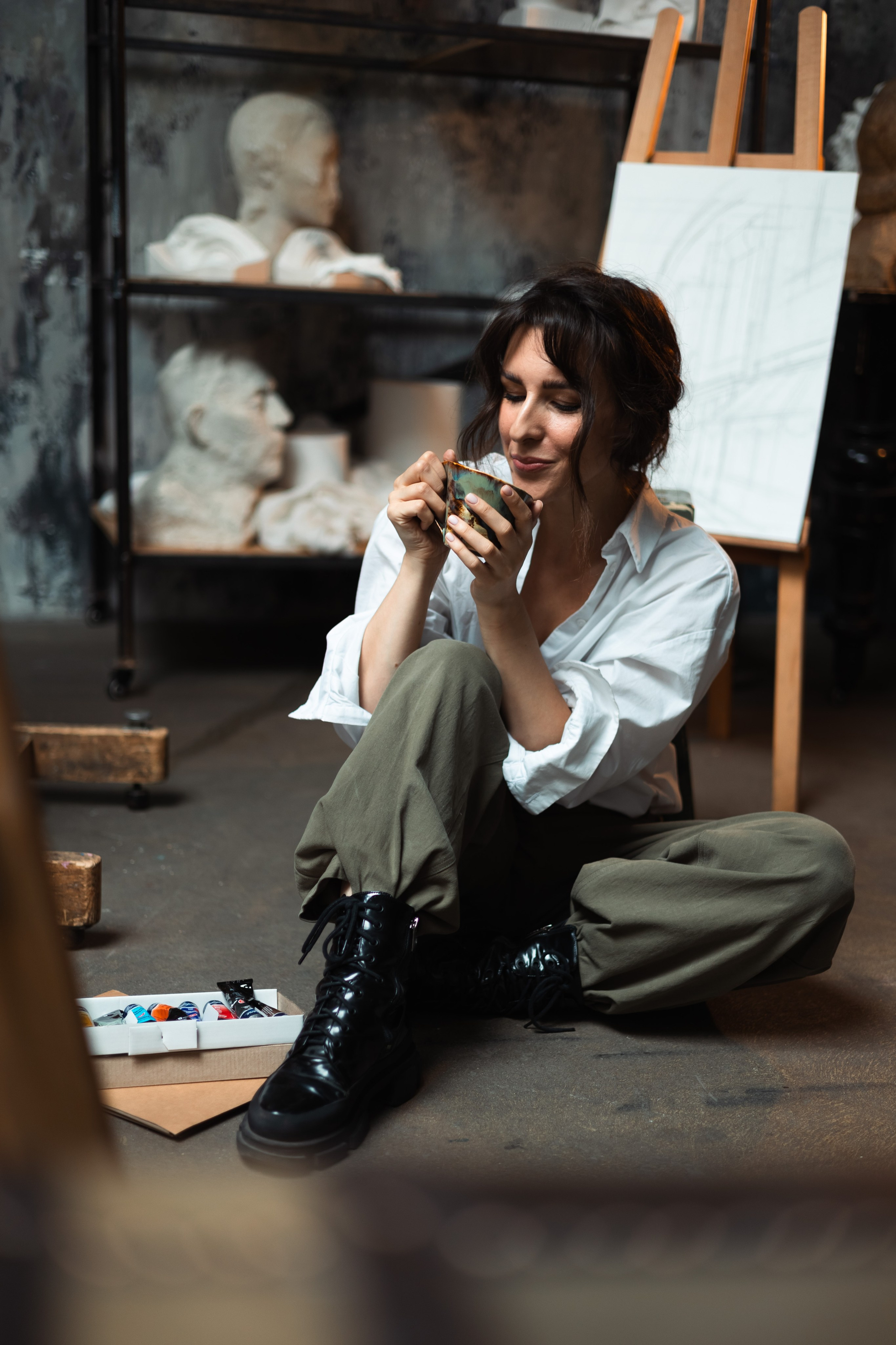 Мастерская художницы. Фотограф в Москве Дарья Гоглева